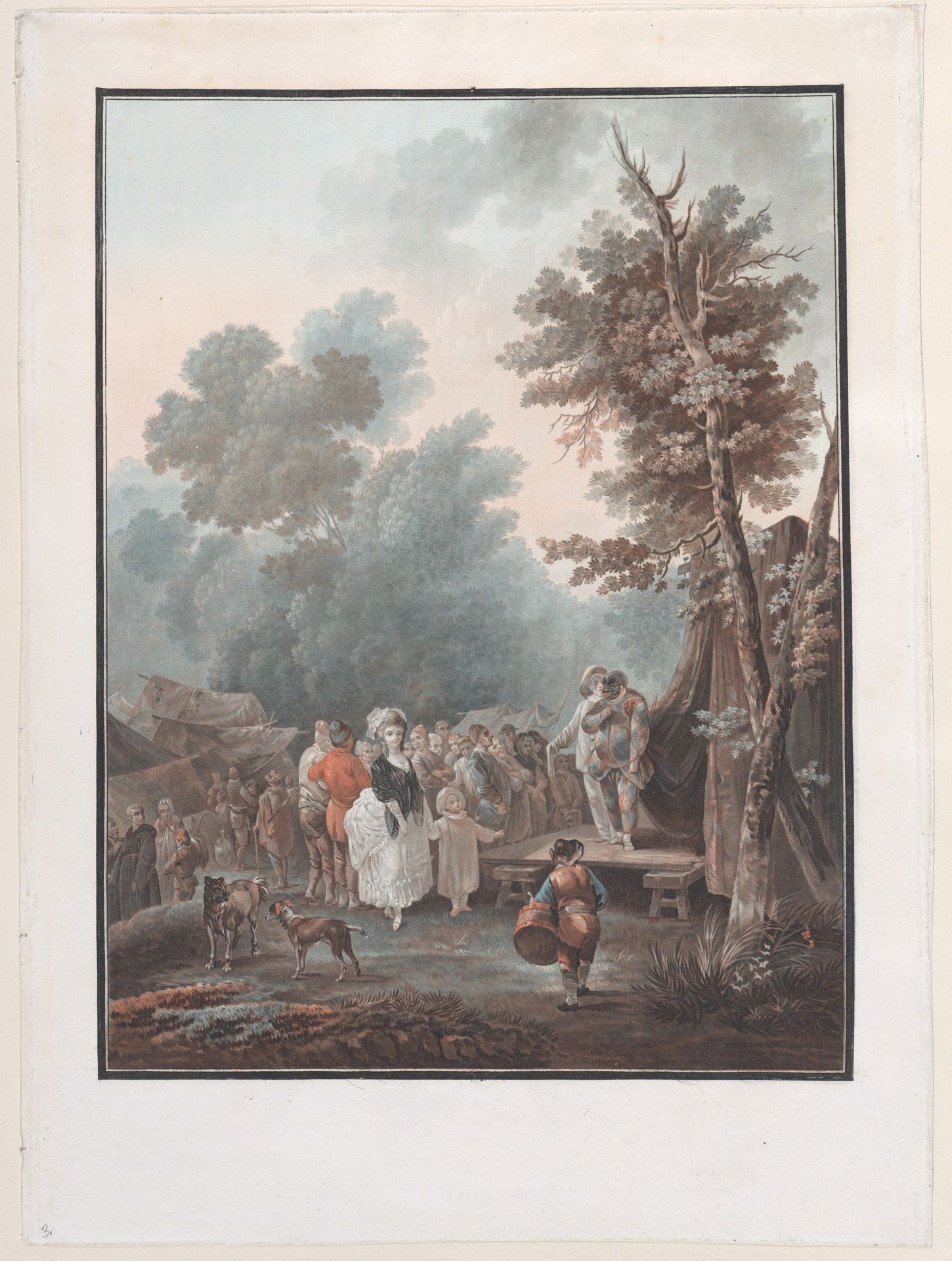 La Foire de Village by Charles Melchior Descourtis