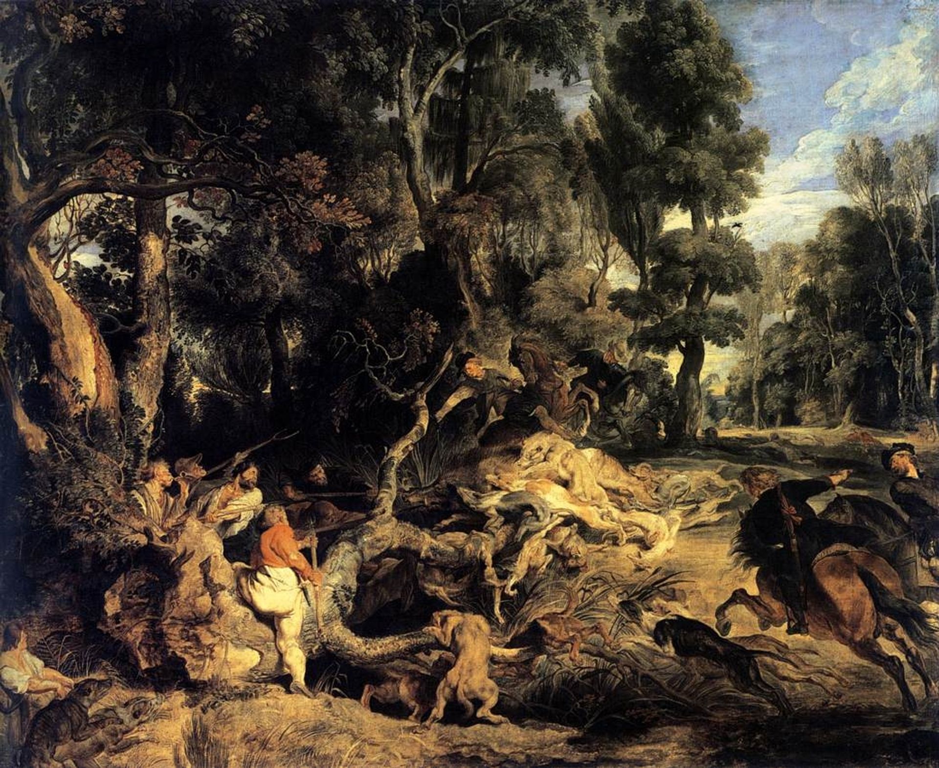 Boar Hunt by Peter Paul Rubens