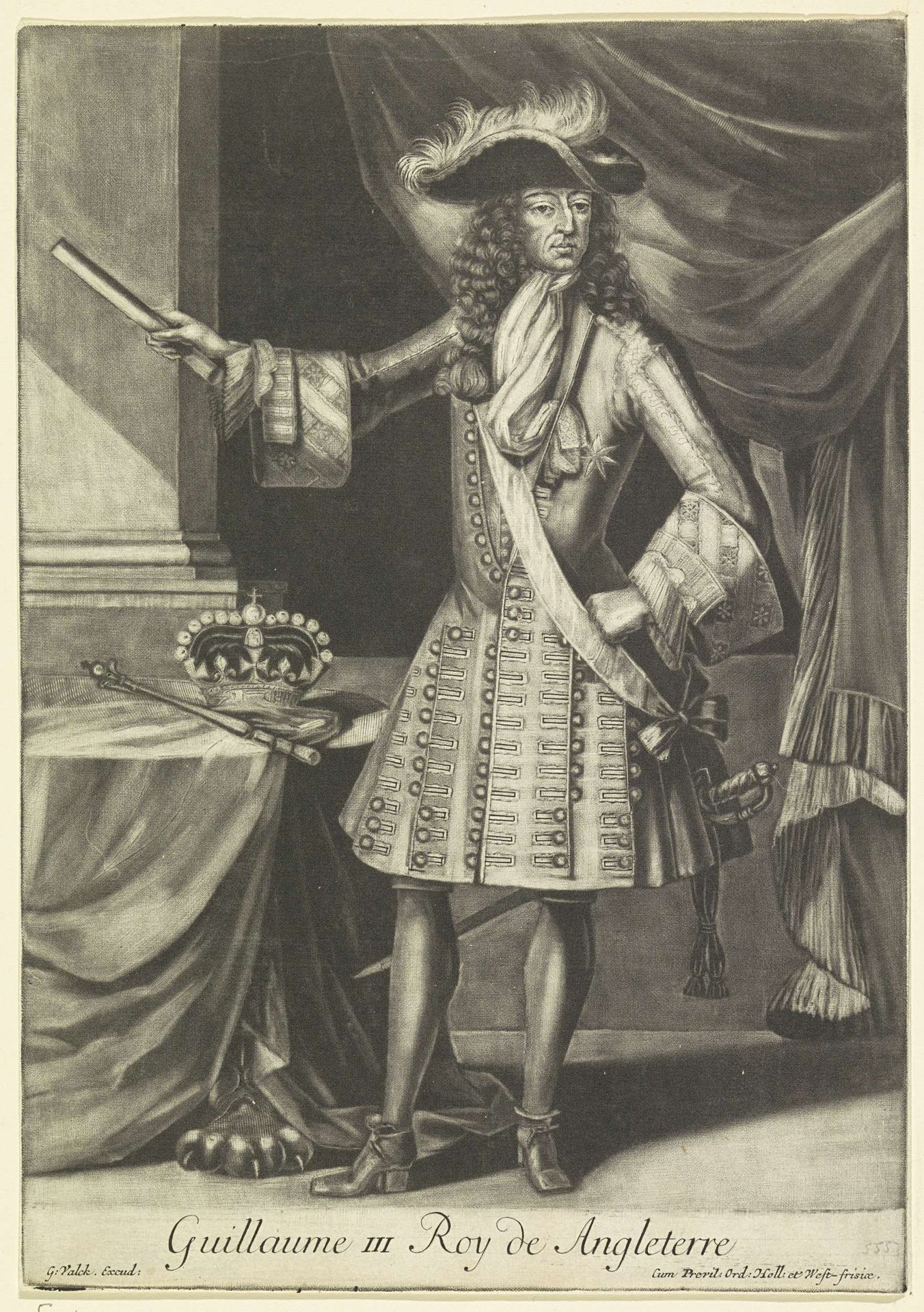 Portret van Willem III, prins van Oranje by Anonymous
