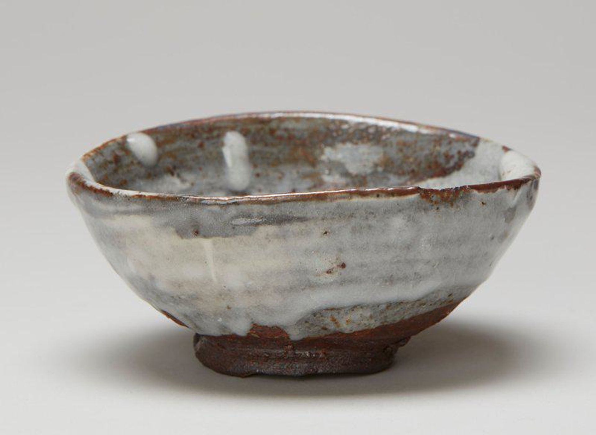 Takoname tea bowl by Ibata Katsue