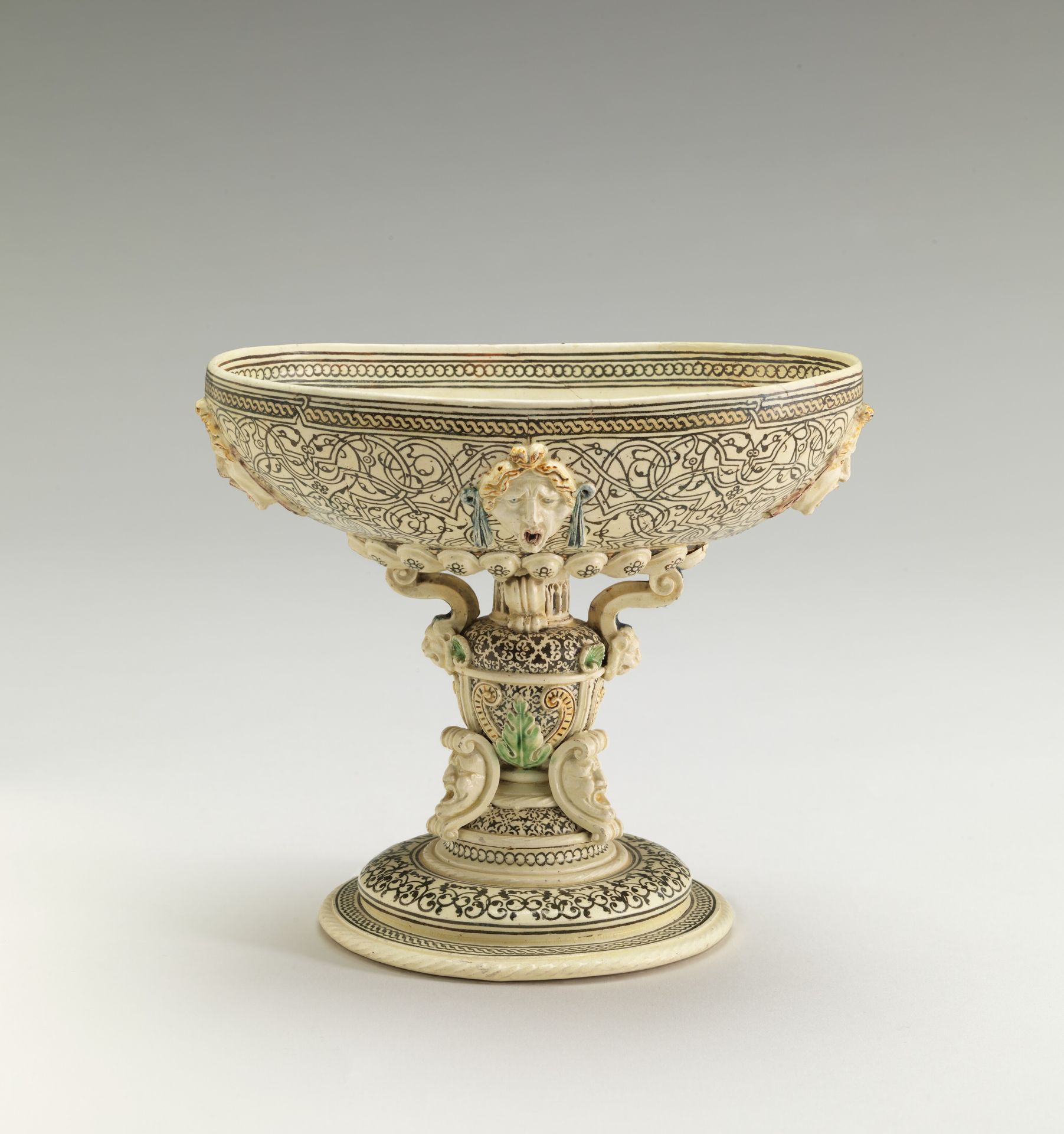 Cup on high foot with the royal arms of France crowned by Anonymous