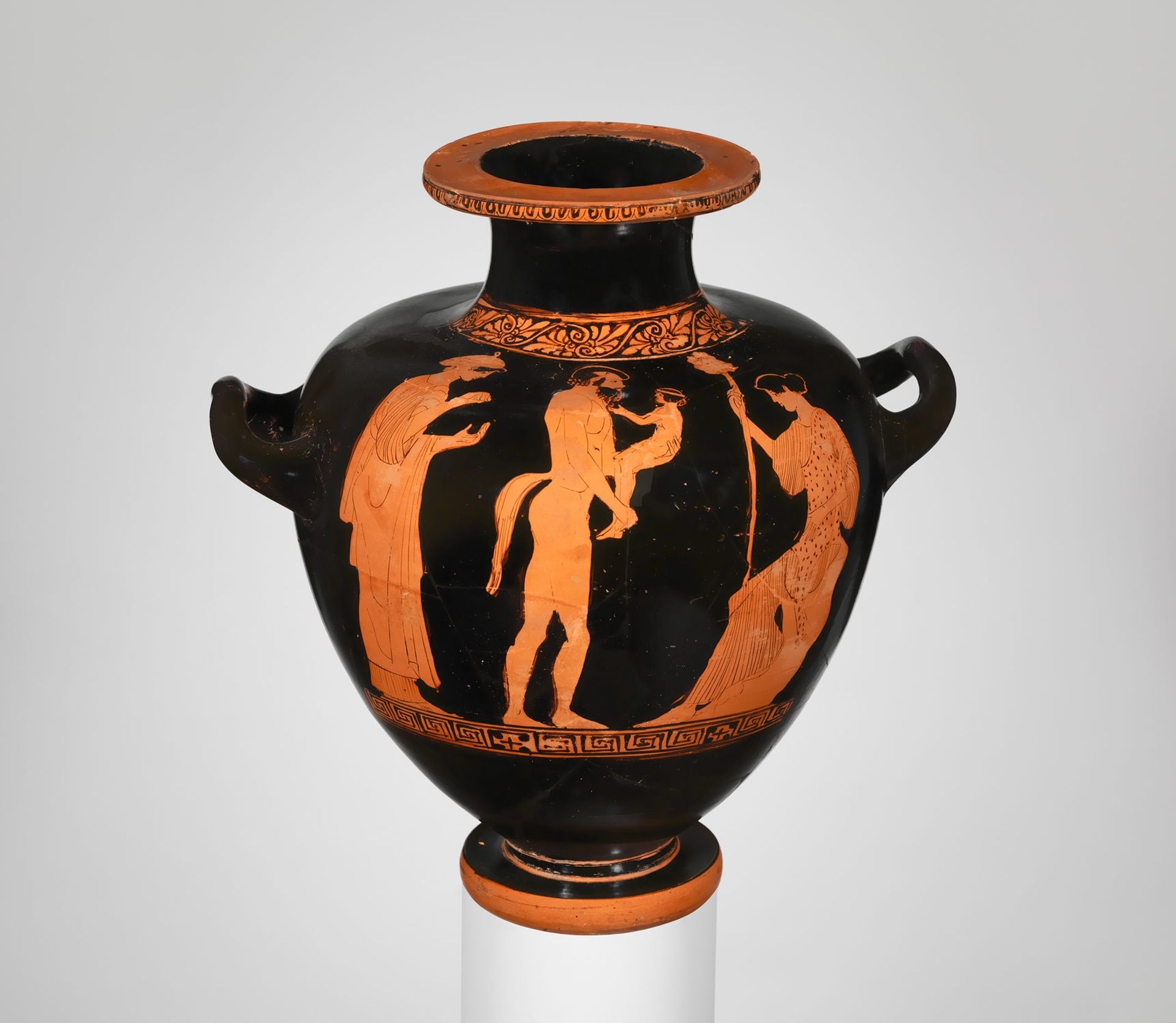 Terracotta Hydria - Kalpis (water Jar) by Ancient Greek Pottery