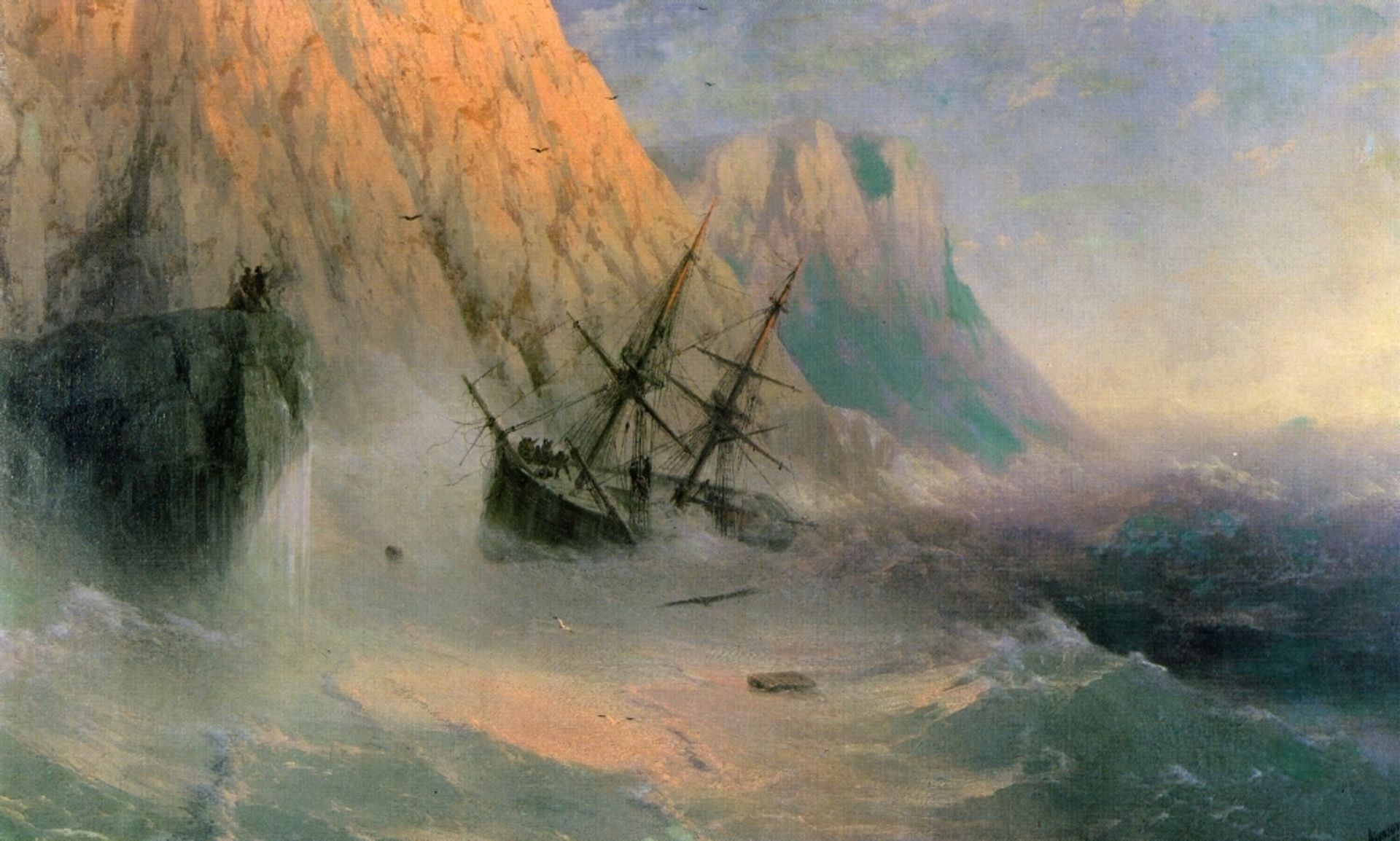 The Shipwreck by Ivan Konstantinovich Aivazovsky