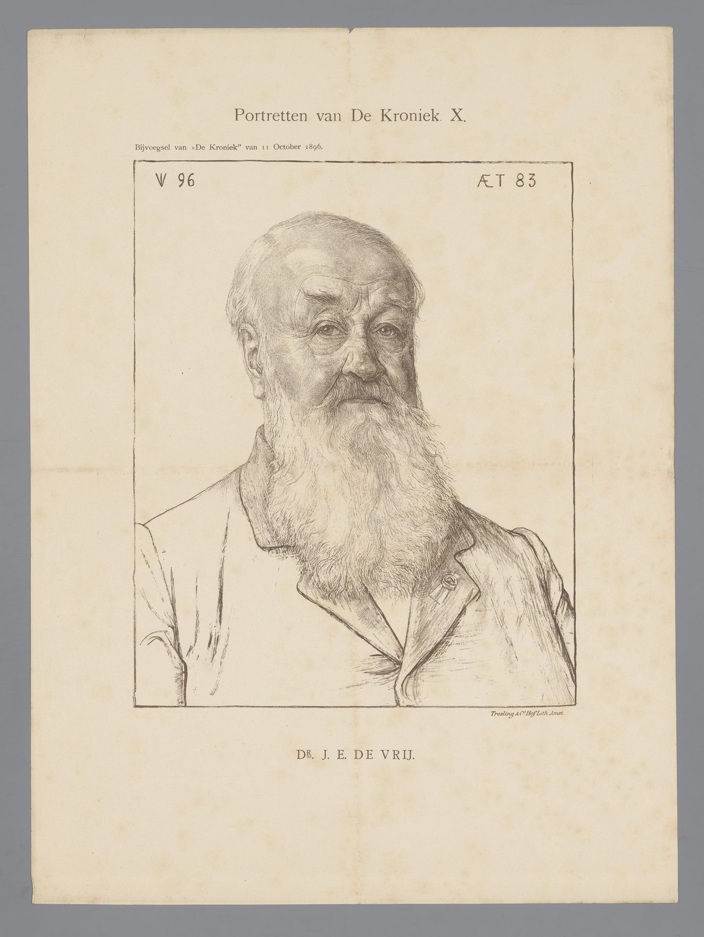 Dr. J.E. de Vrij by Jan Veth