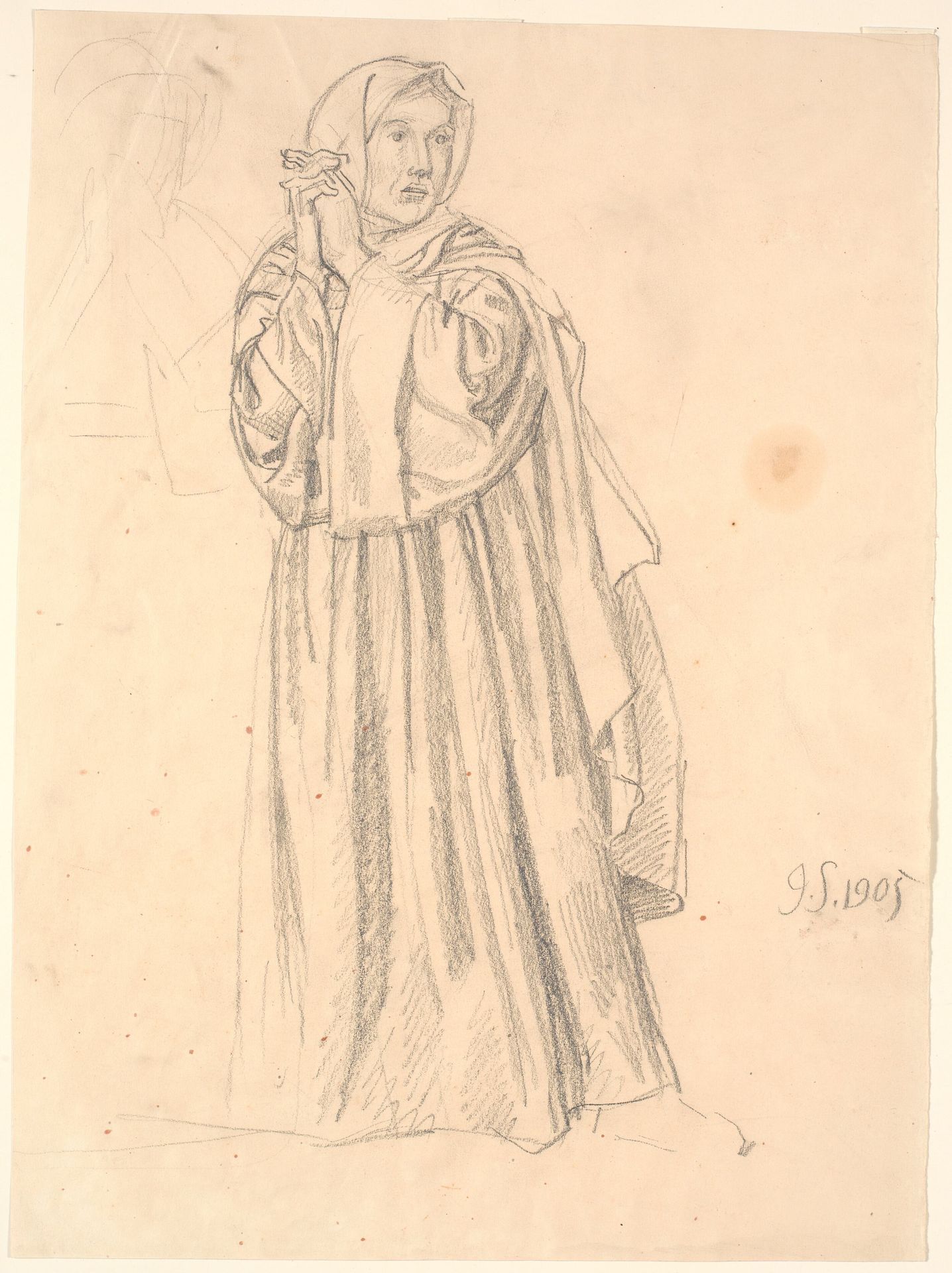 Stående kvinde by Joakim Skovgaard