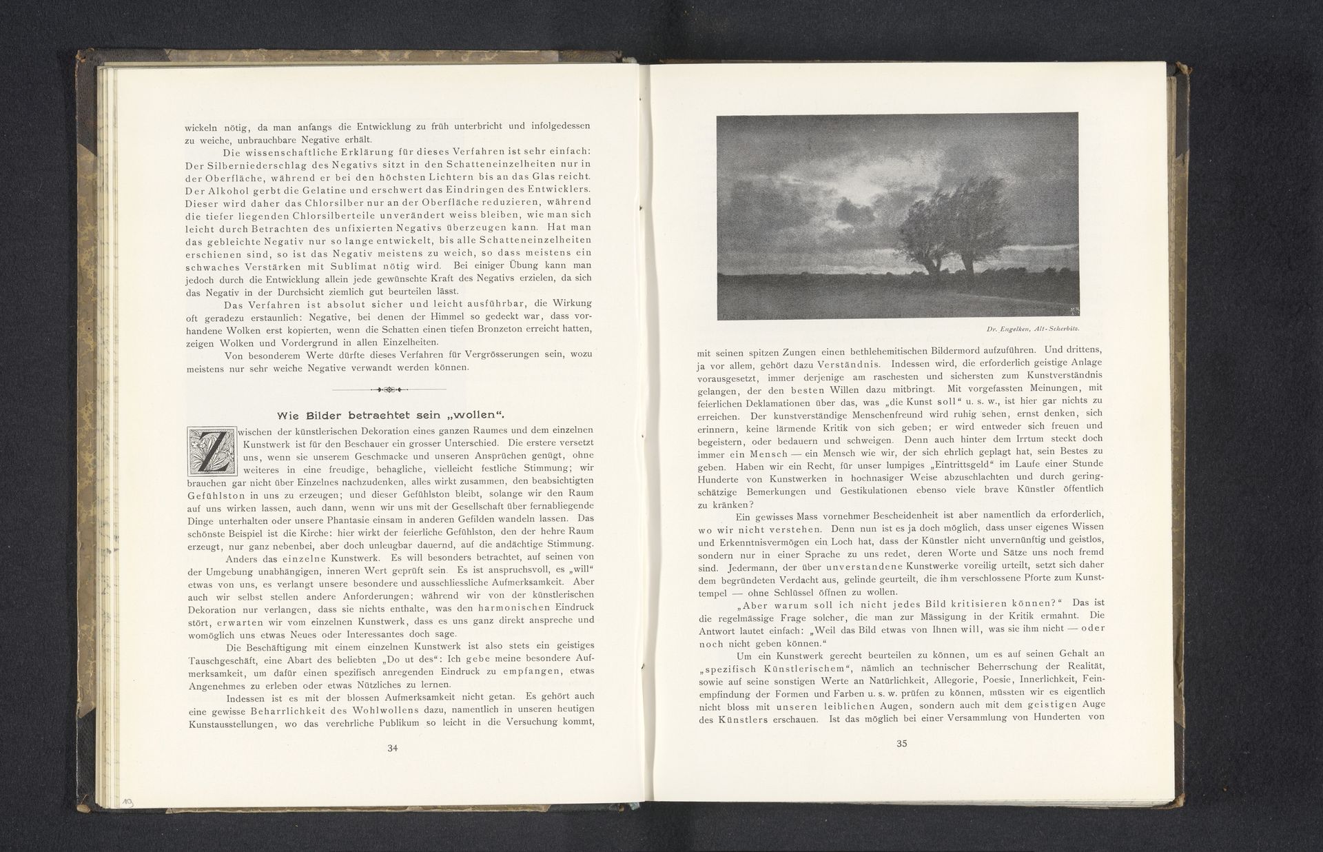 Landschap met twee bomen by H. Engelken