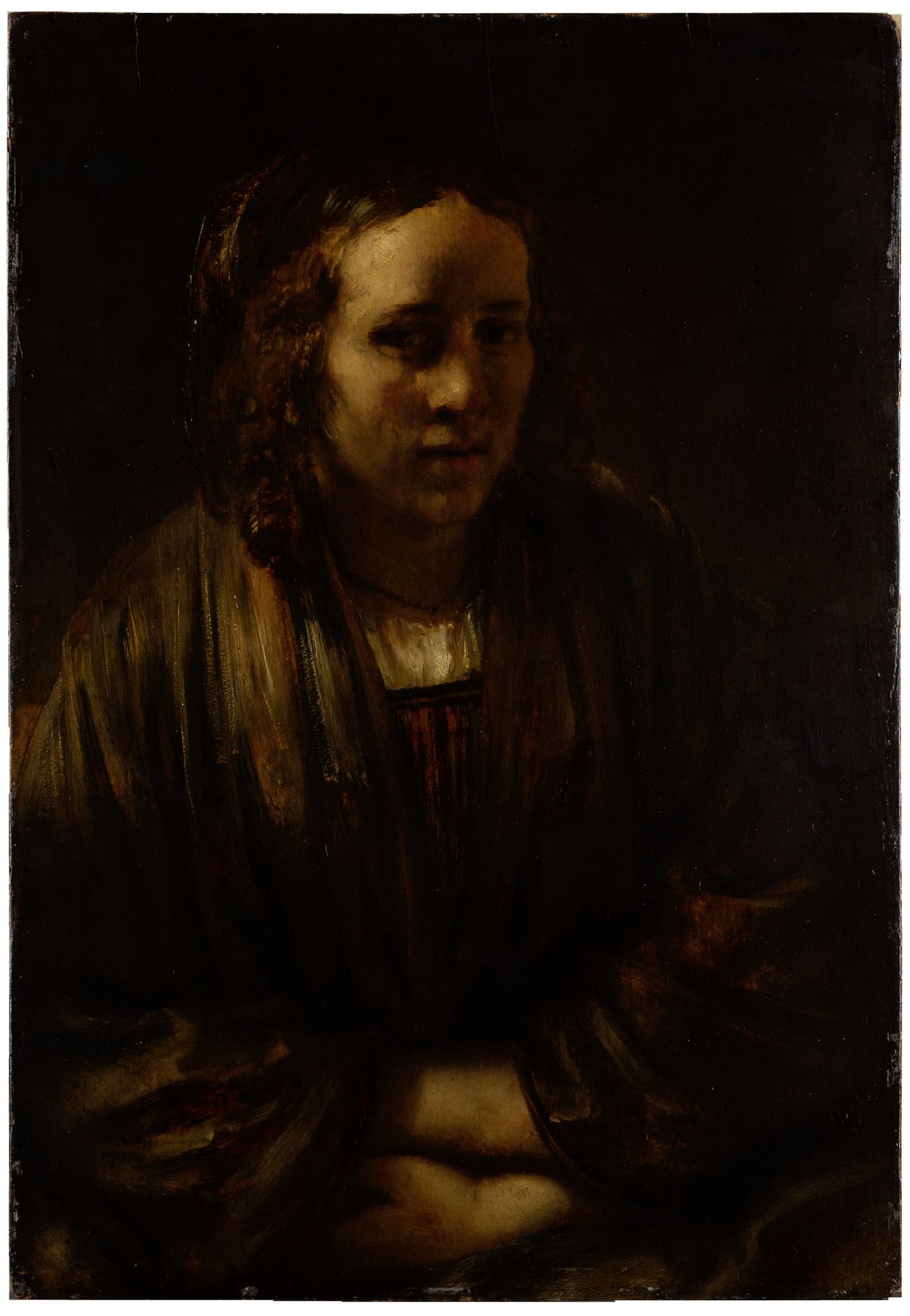 Portrait of a Young Woman (_Hendrickje Stoffels_) by Rembrandt van Rijn