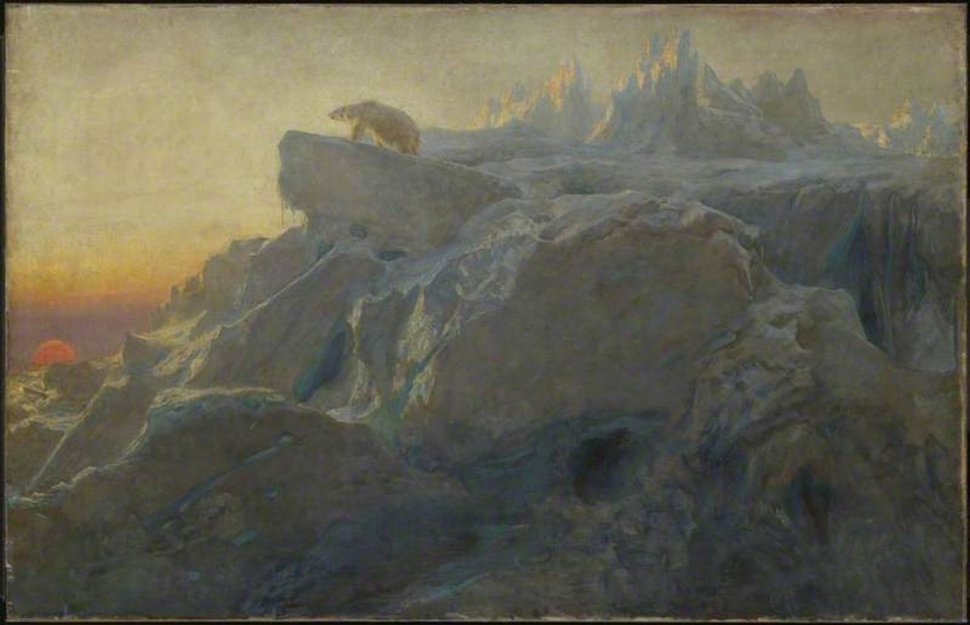 Beyond Man's Footsteps by Briton Riviere