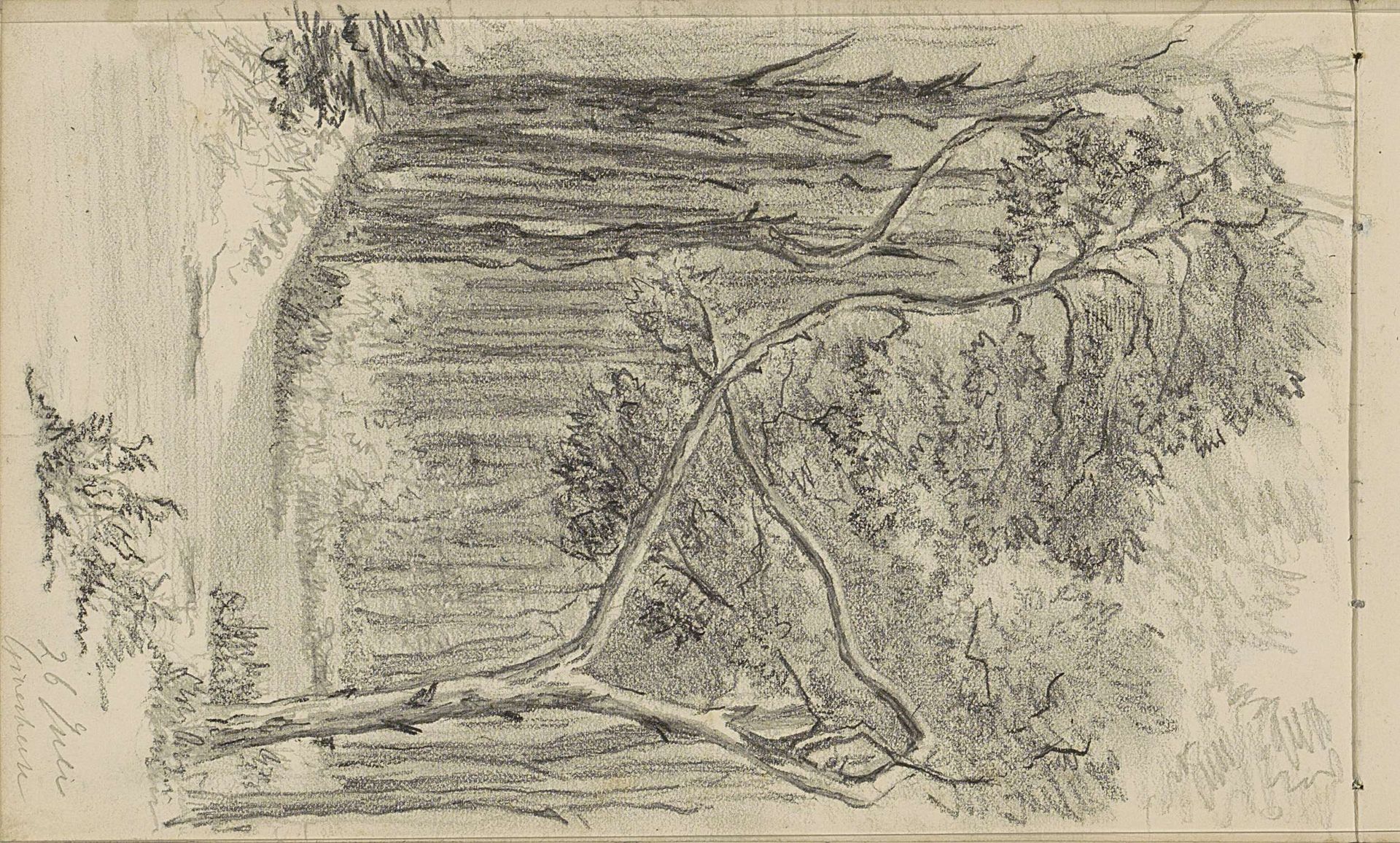 Bospad bij Groesbeek by Anna Catharina Maria van Eeghen