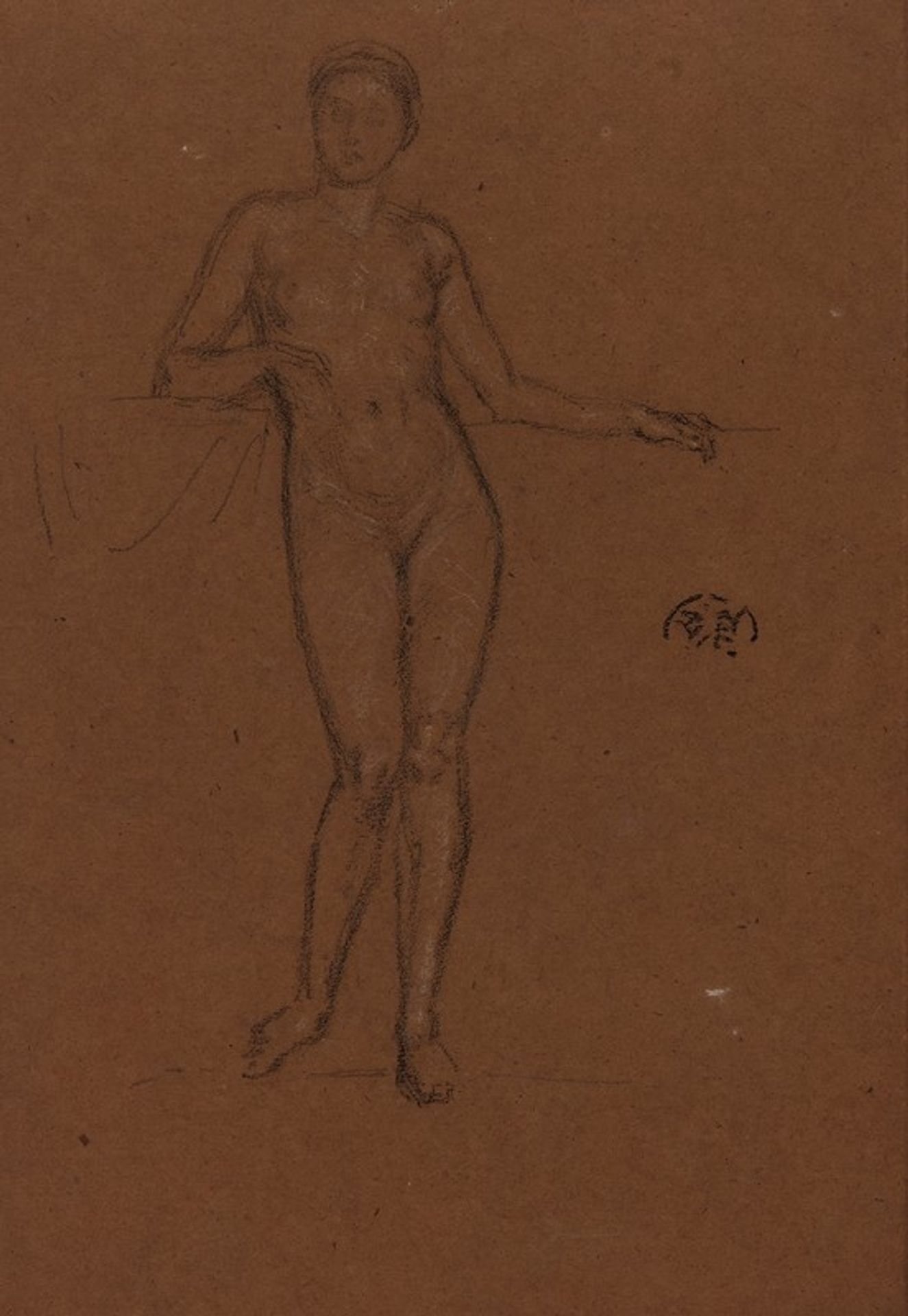 Standing Nude by James Abbott McNeill Whistler