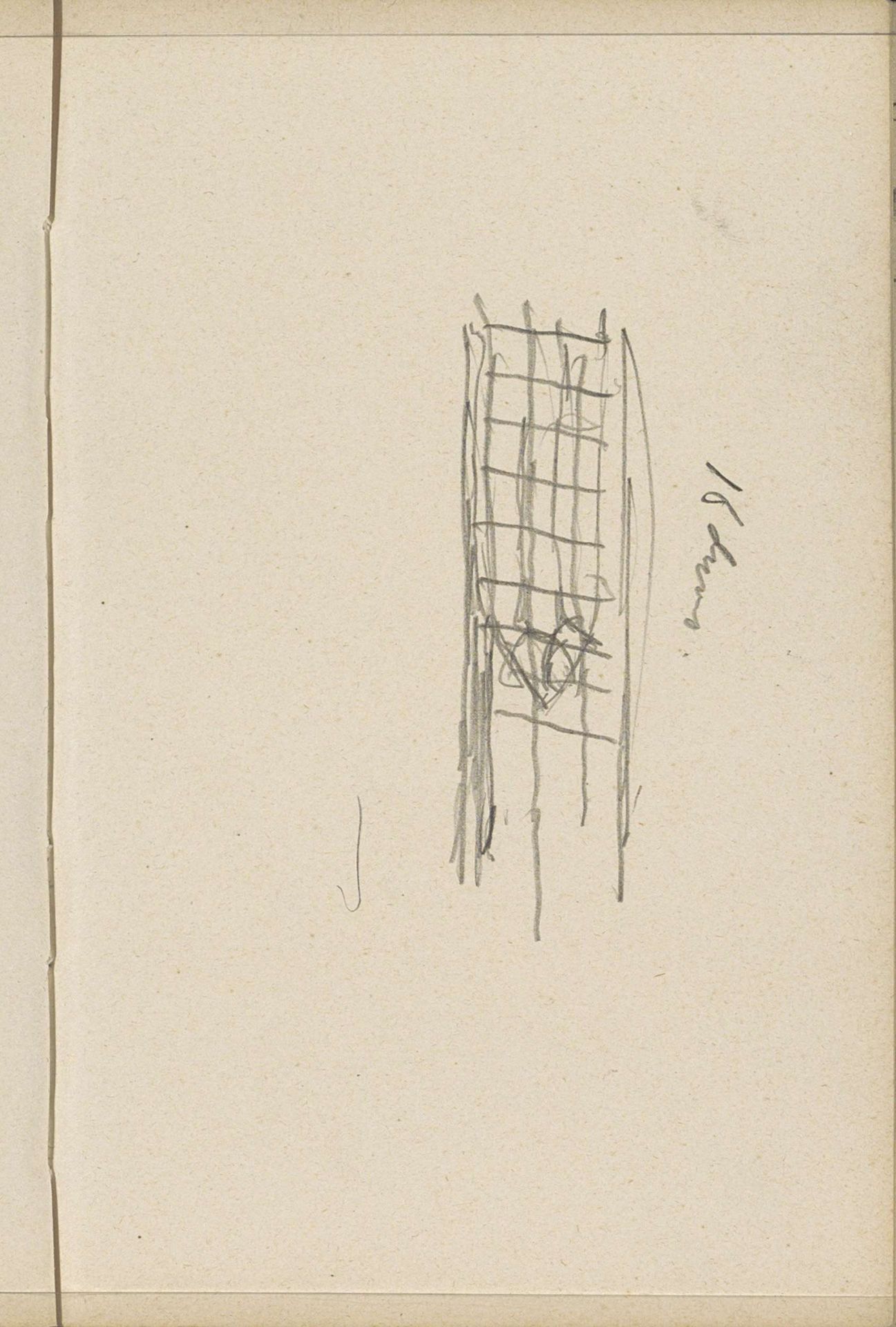 Studie, mogelijk van een venster by George Hendrik Breitner