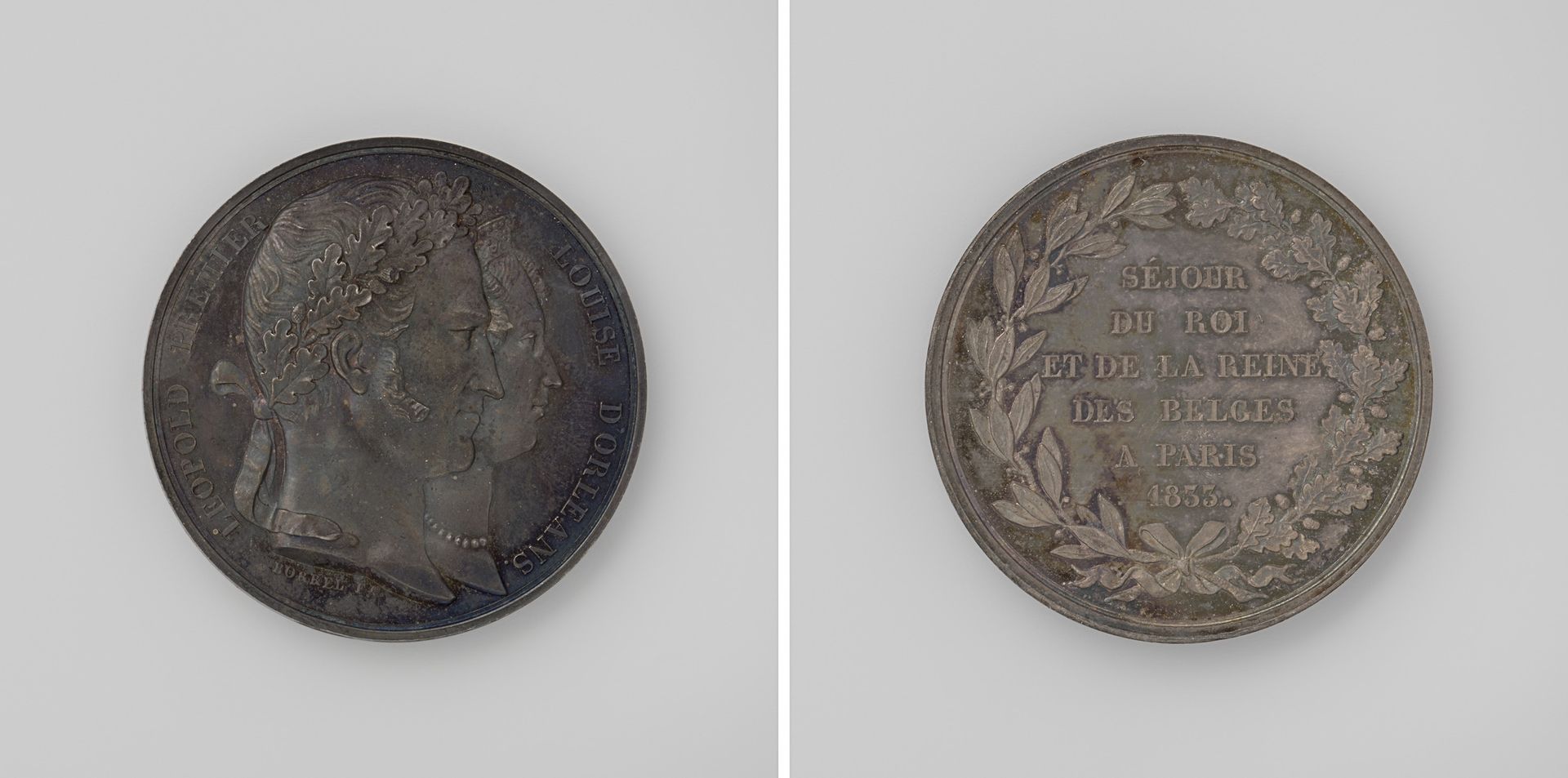 Bezoek van Leopold I en Louisa Maria, koning en koningin der Belgen aan Parijs by M. Borrel