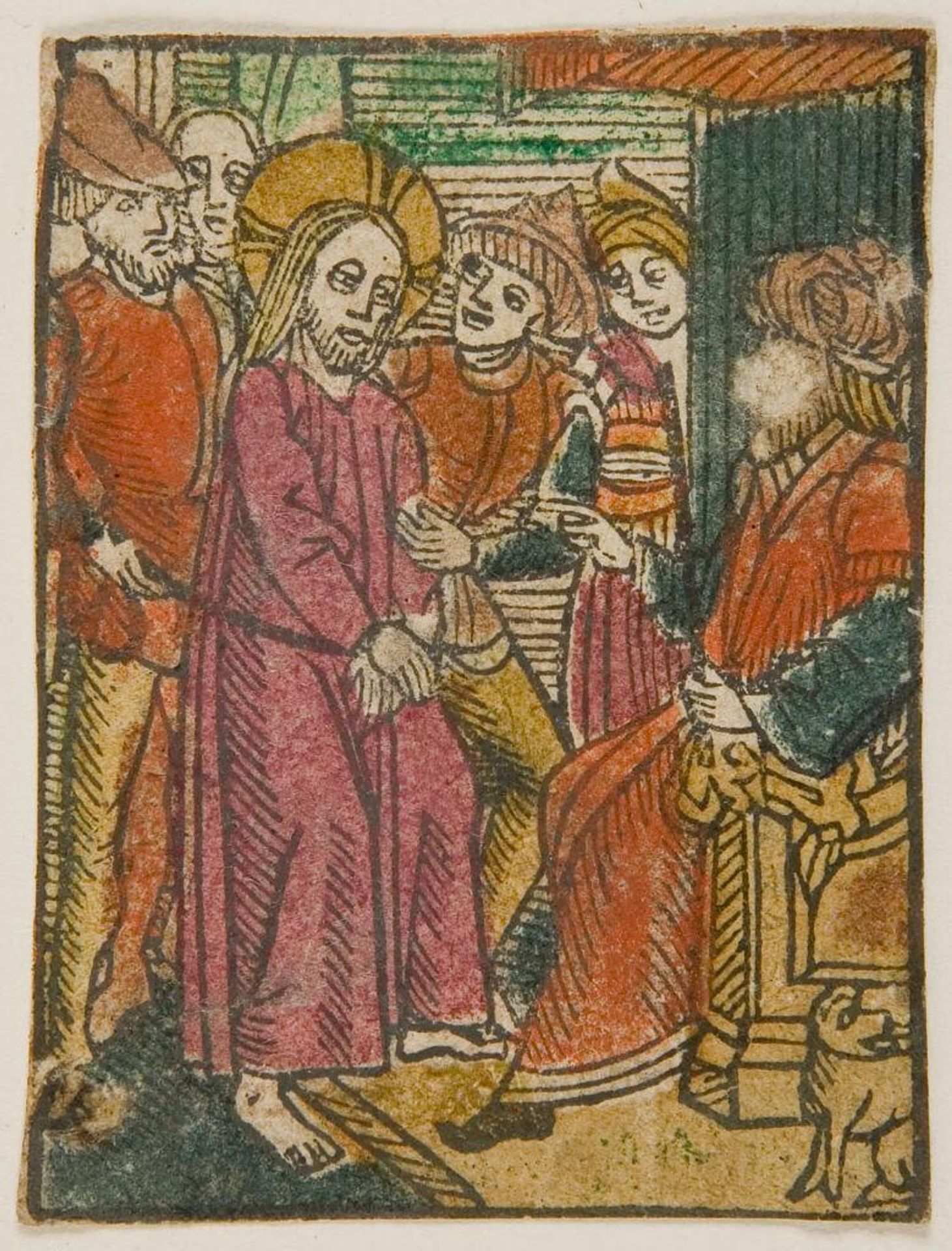 Christ before Caiaphus by Anonymous