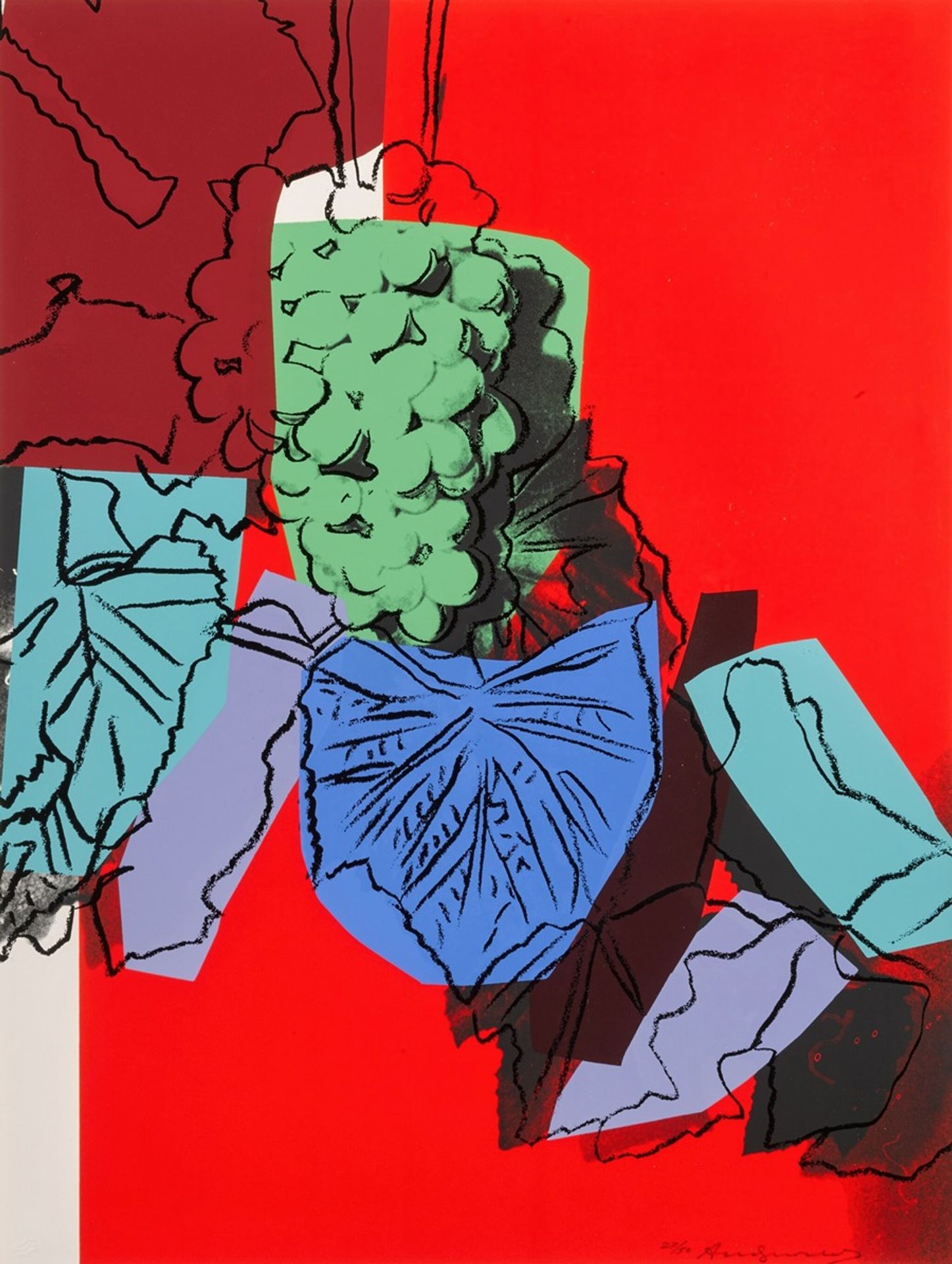 Grapes #6 by Andy Warhol