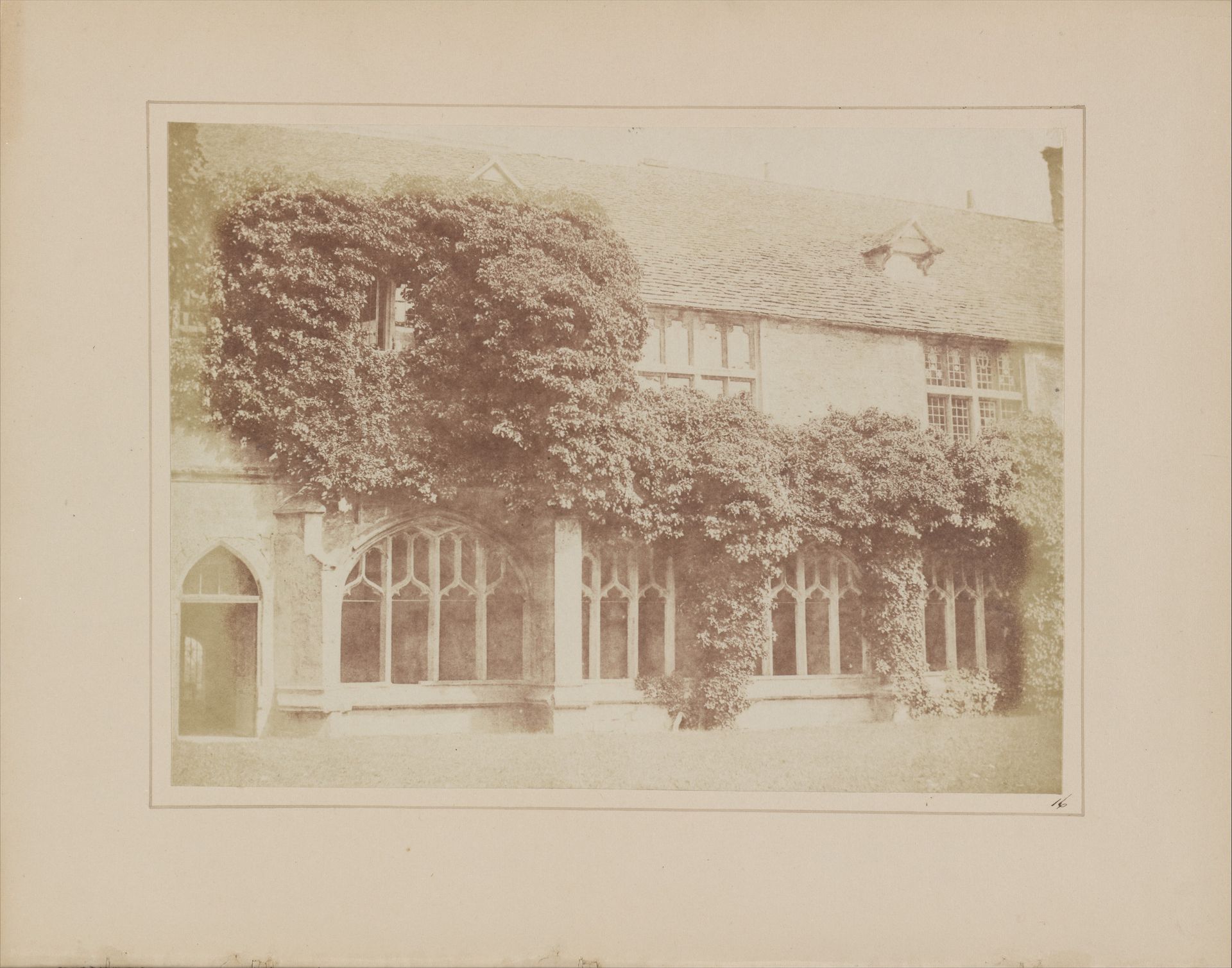 Cloisters of Lacock Abbey by William Henry Fox Talbot