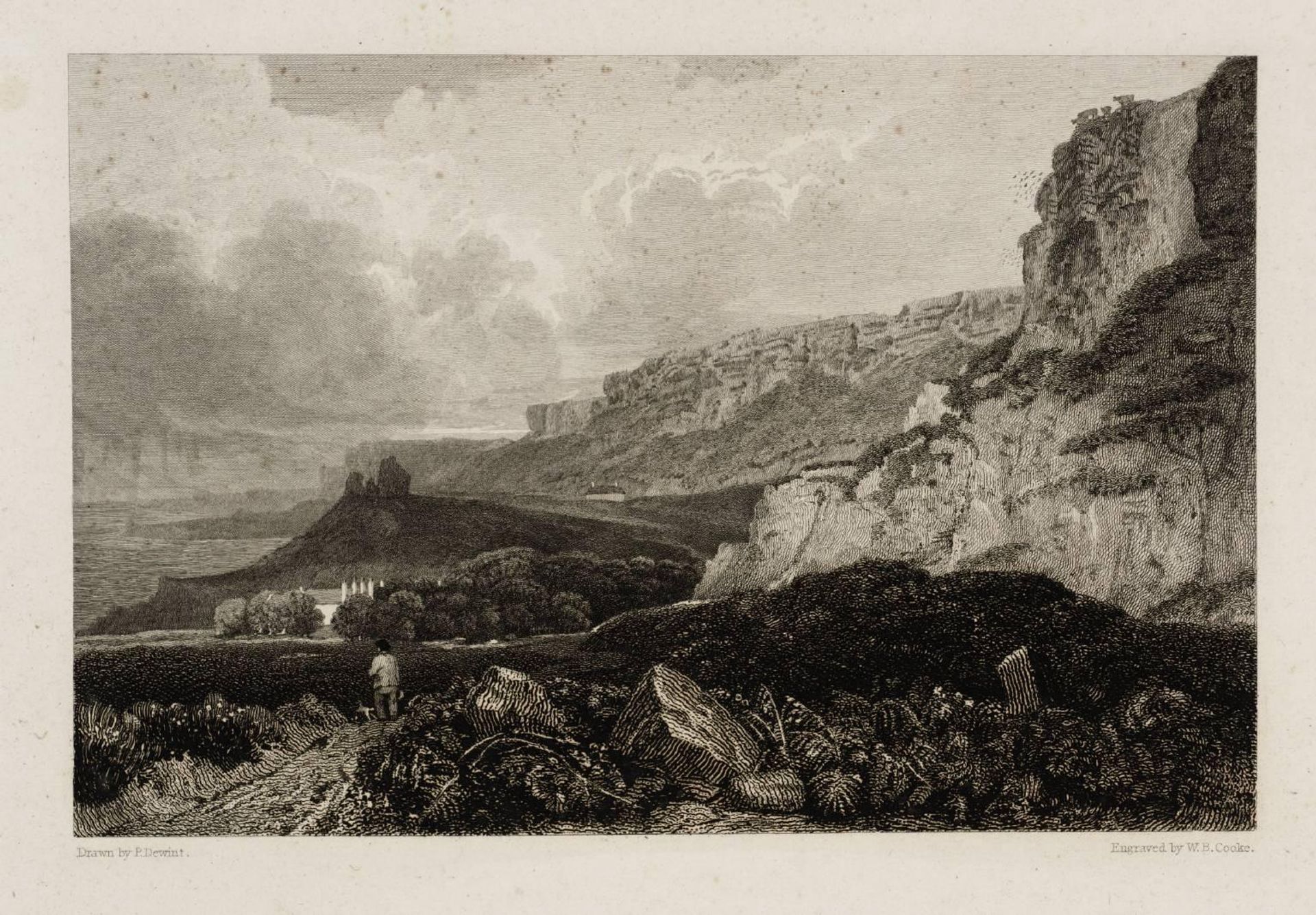 Undercliff, Isle of Wight, Hampshire by Peter De Wint