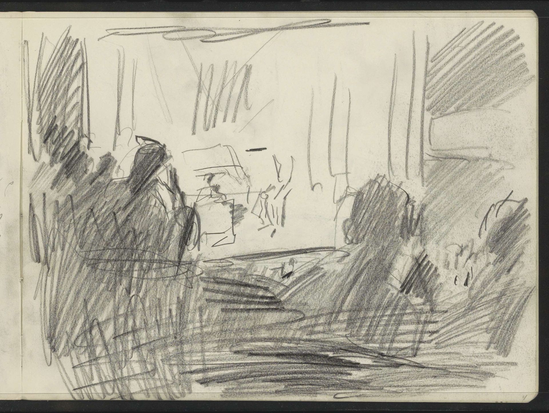 Toeschouwers bij een theatervoorstelling by Isaac Israels