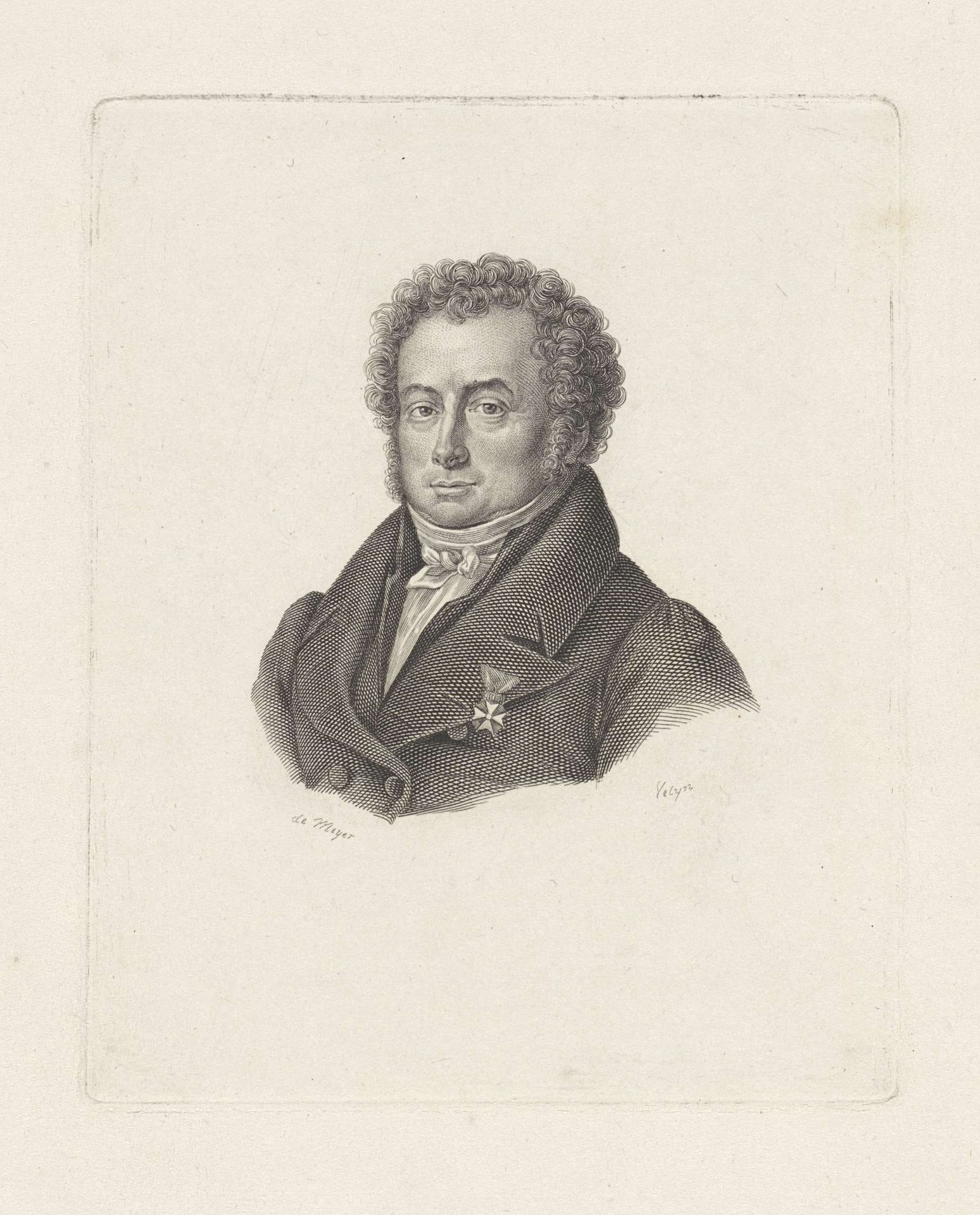 Portret van Rijer Hendrik van Someren by Philippus Velijn