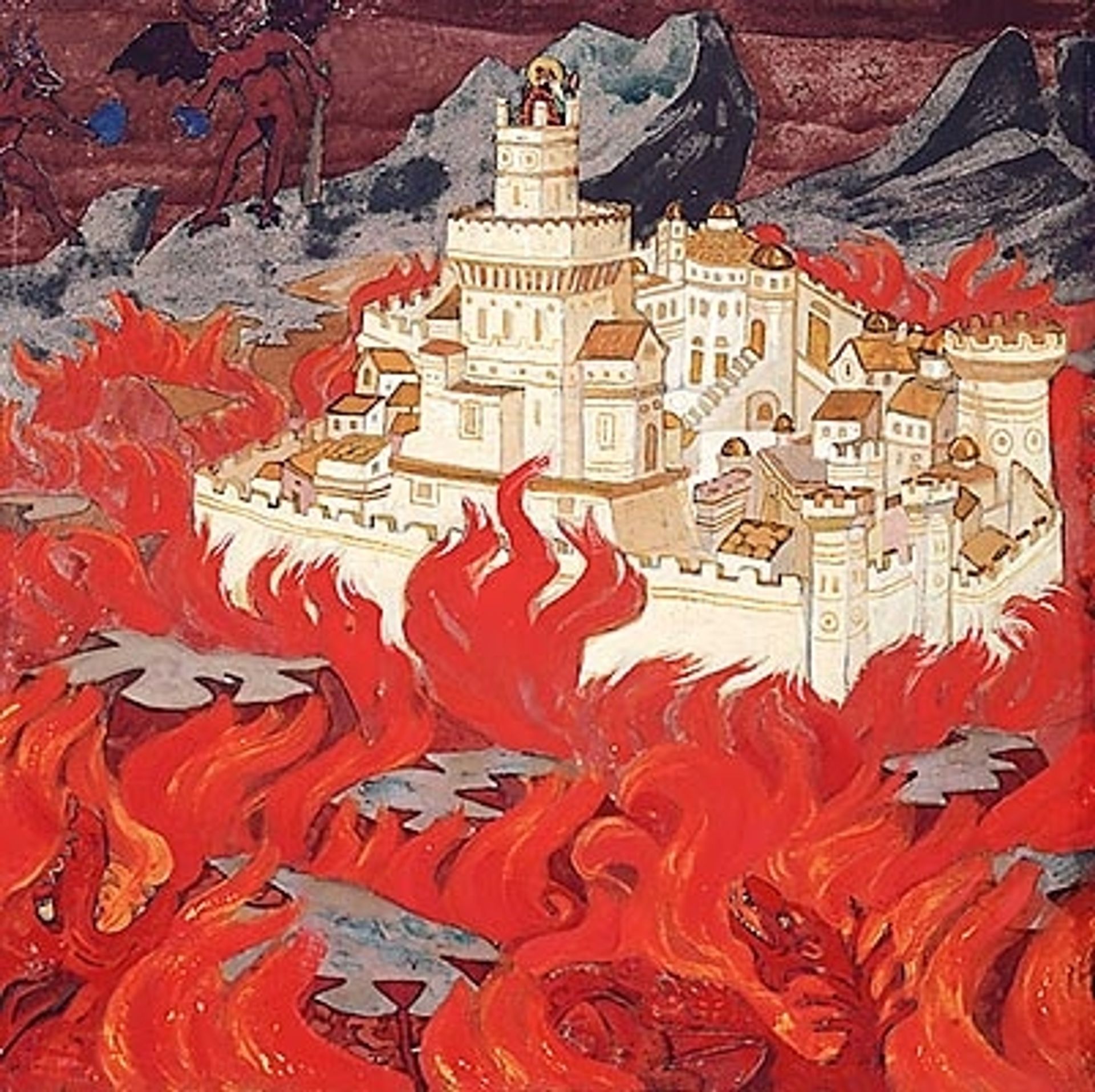 Fairest City - the anger for enemies by Nicholas Roerich