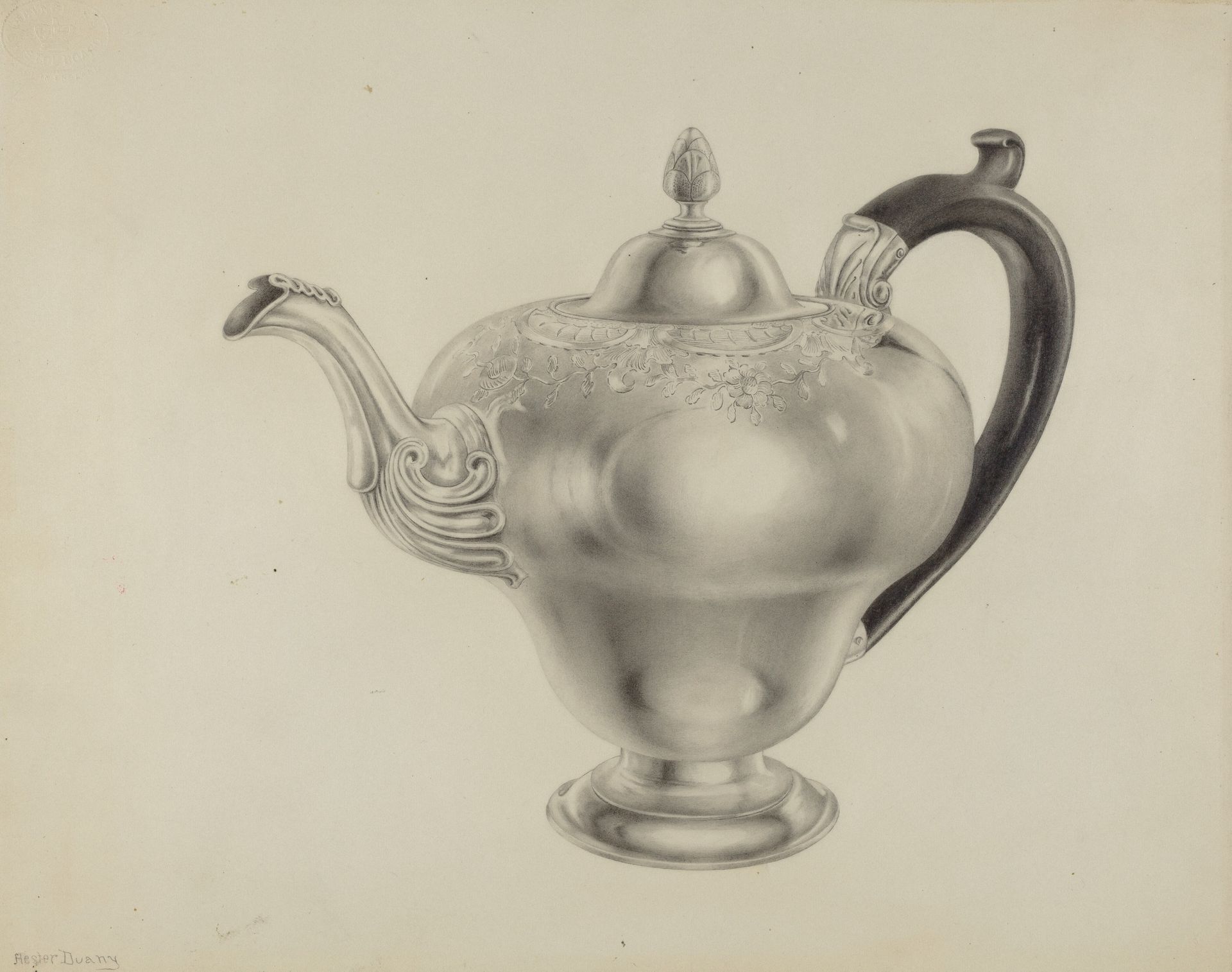 Silver Teapot by Hester Duany