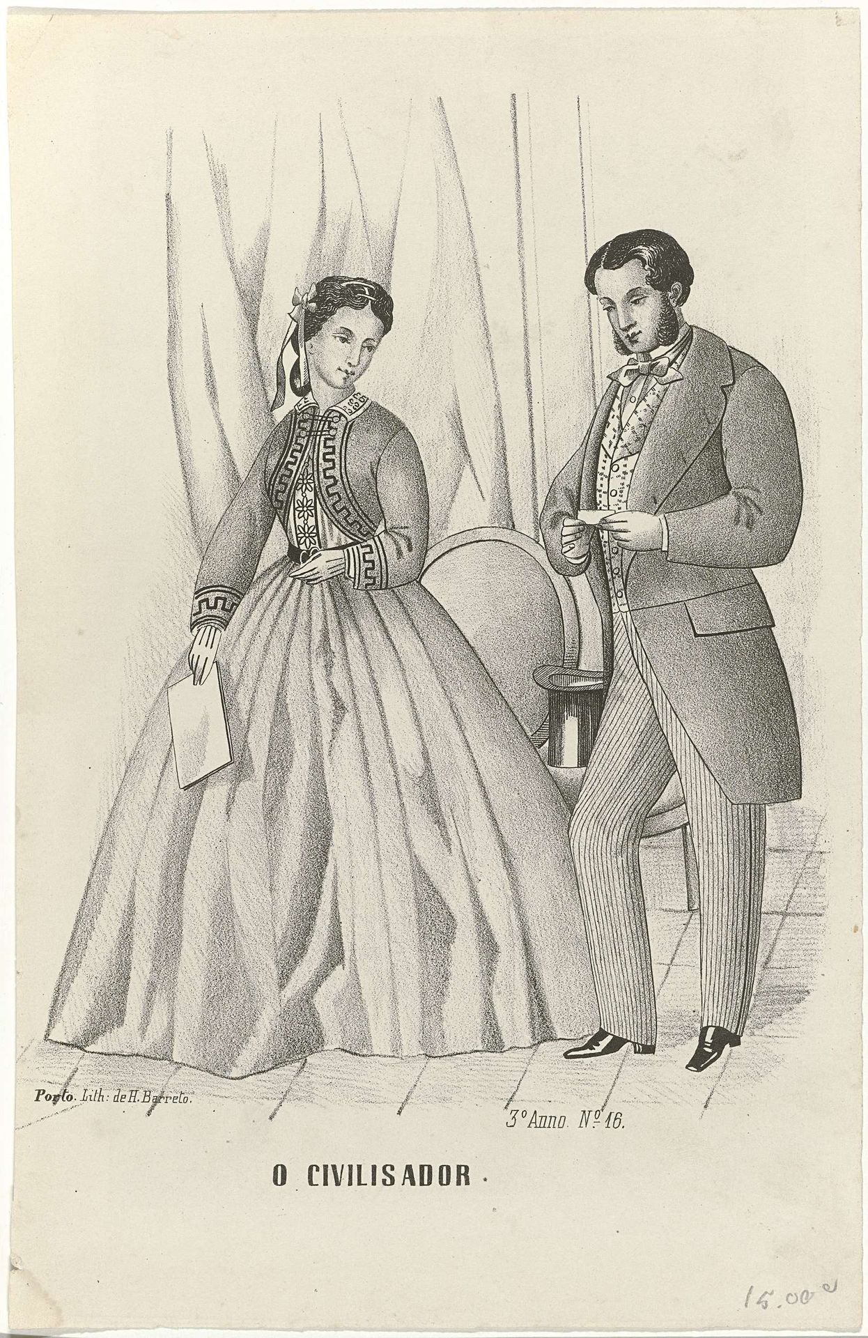 O Civilisador, ca. 1859, 3o Anno, No. 16 by Henrique Barreto
