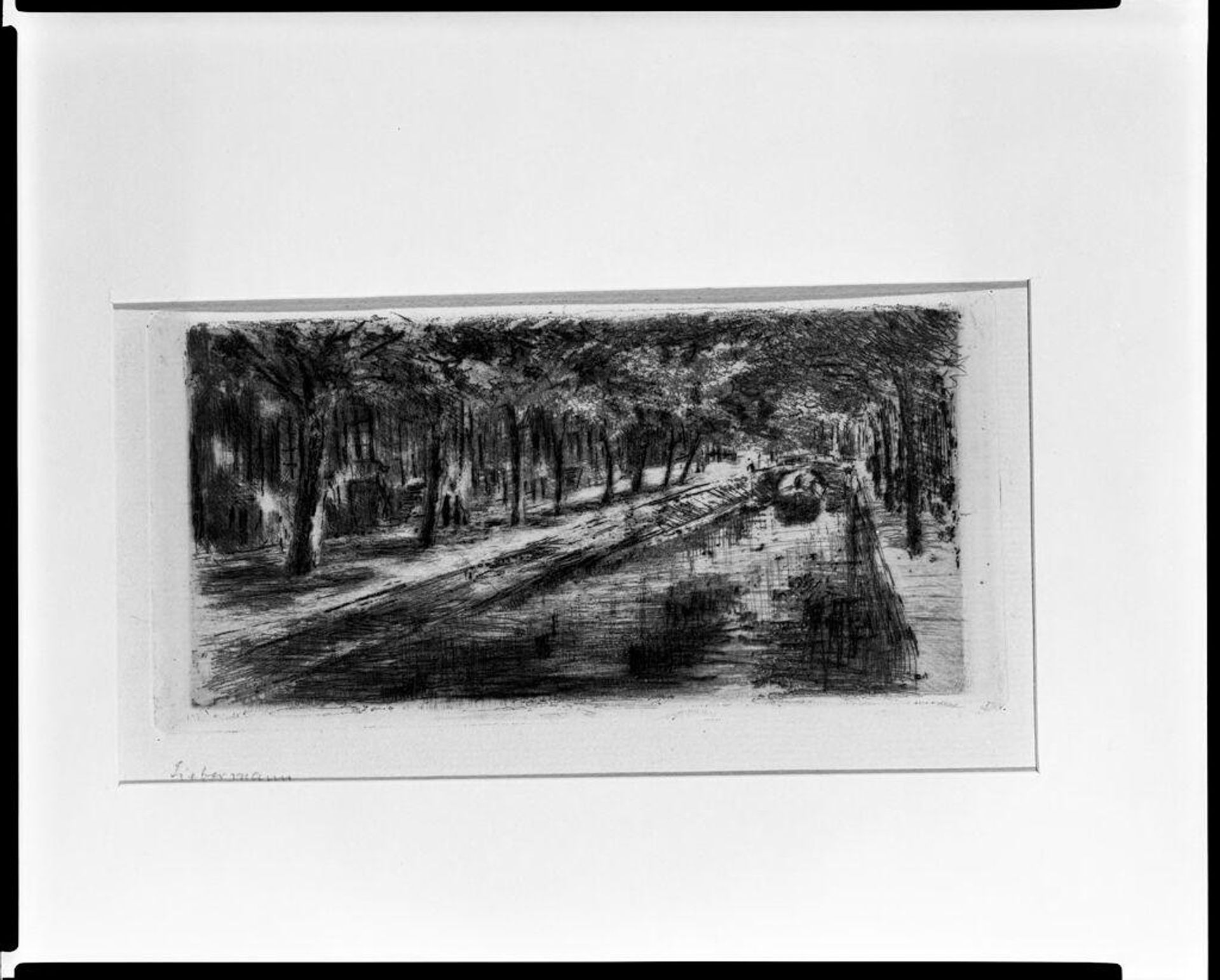 Canal, Amsterdam by Max Liebermann