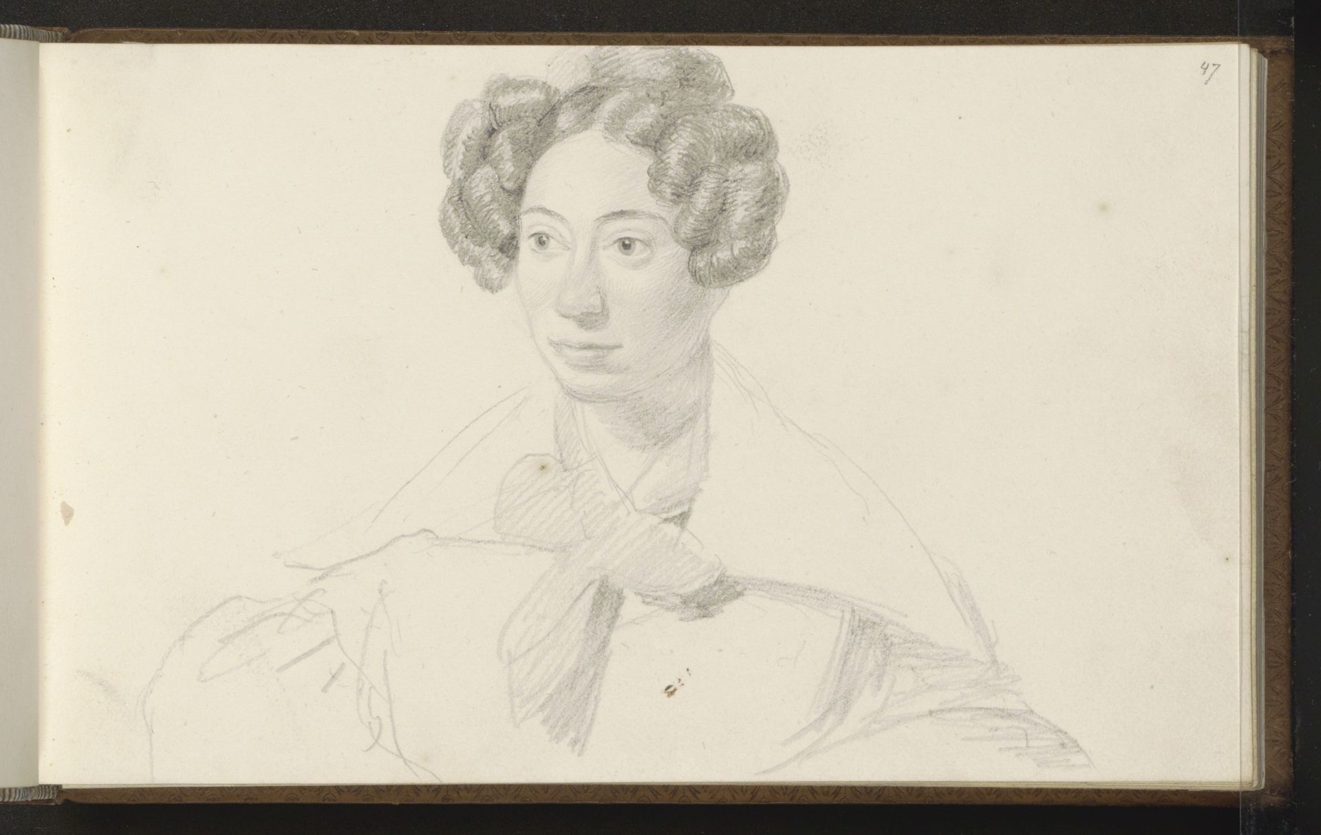 Portret van Susanna Hermina Spakler-Scholten by Christian Heinrich Gottlieb Steuerwald