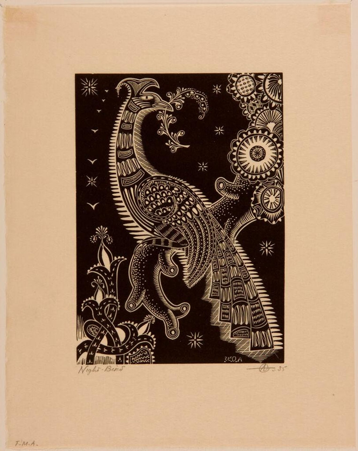 Night-bird by Alfonso Ossorio
