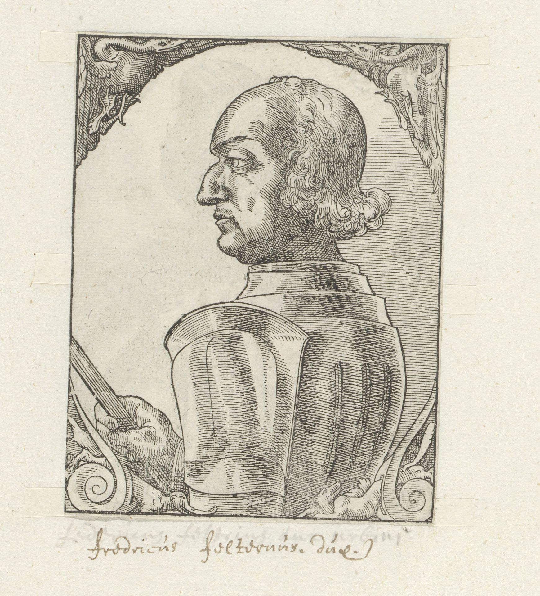 Portret van Federico da Montefeltro by Anonymous