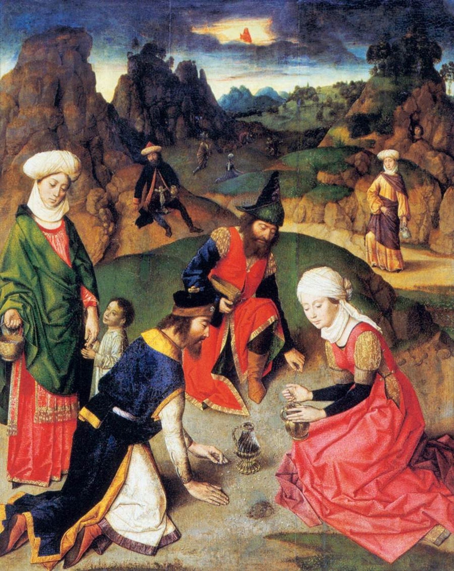 The Gathering of the Manna by Dirk Bouts