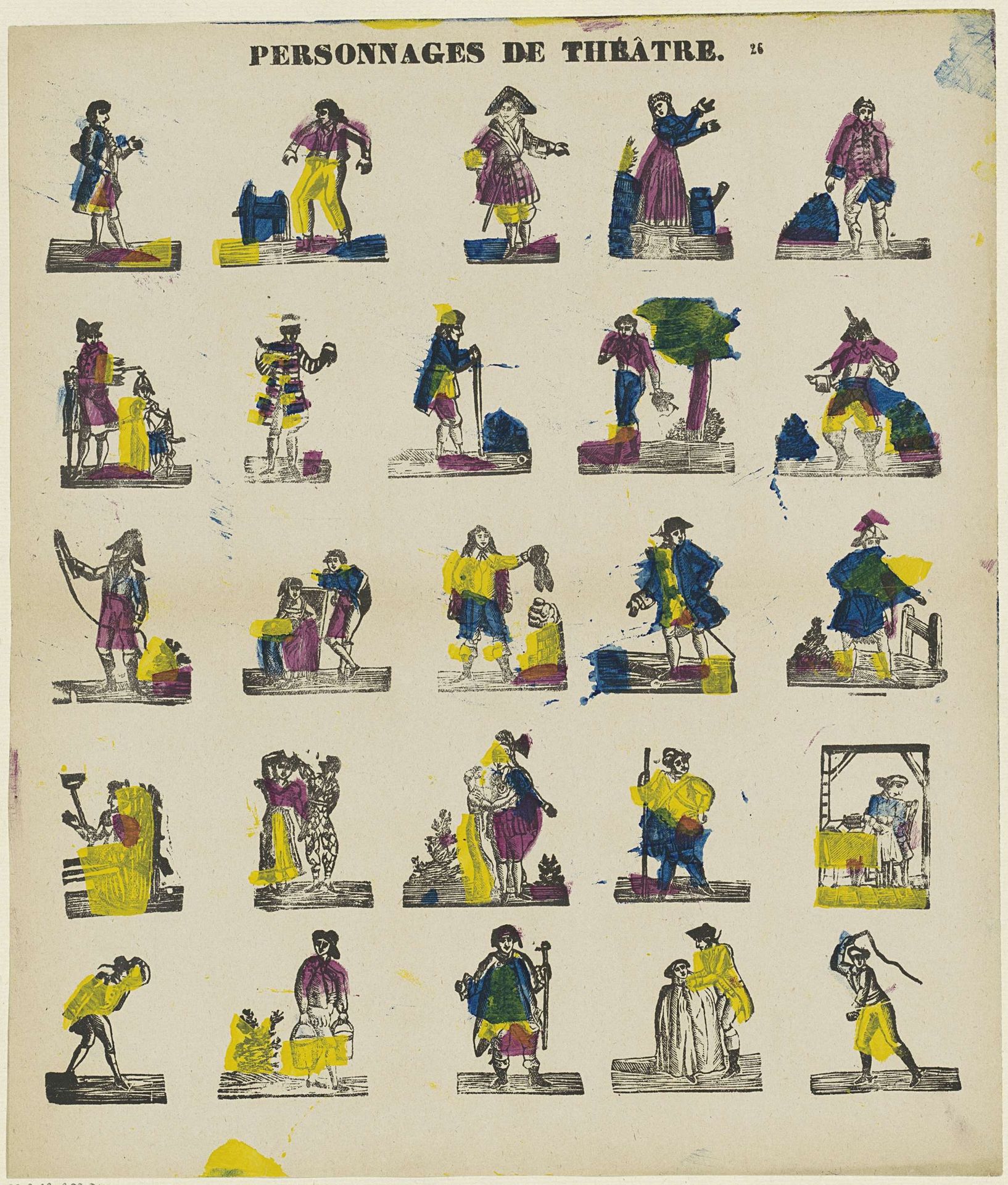 Personages de théâtre by M. Hemeleers-van Houter