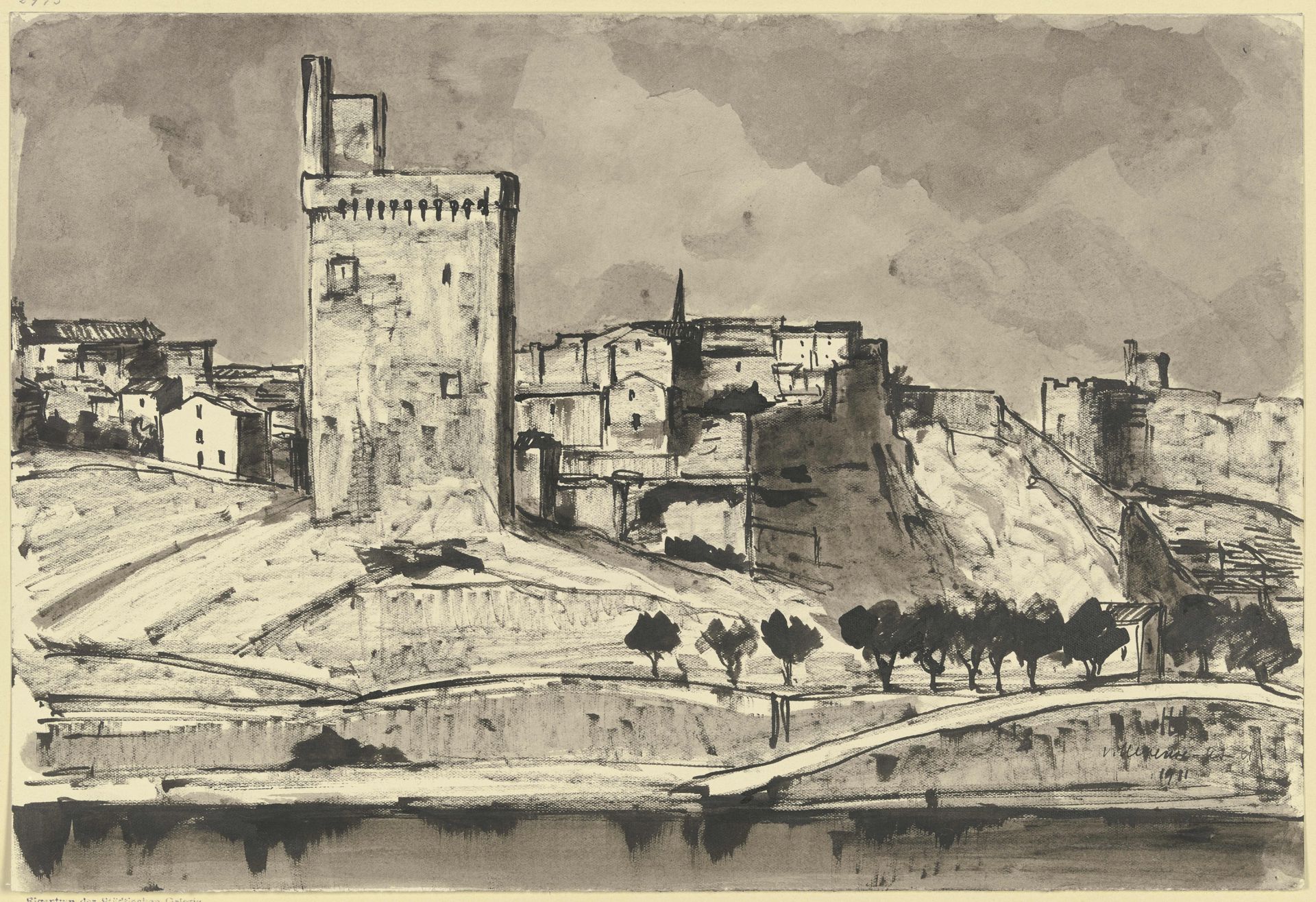 Villeneuve-les-Avignon by Hermann Lismann