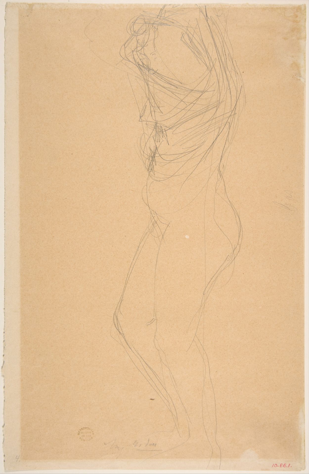 Figure Disrobing by Auguste Rodin