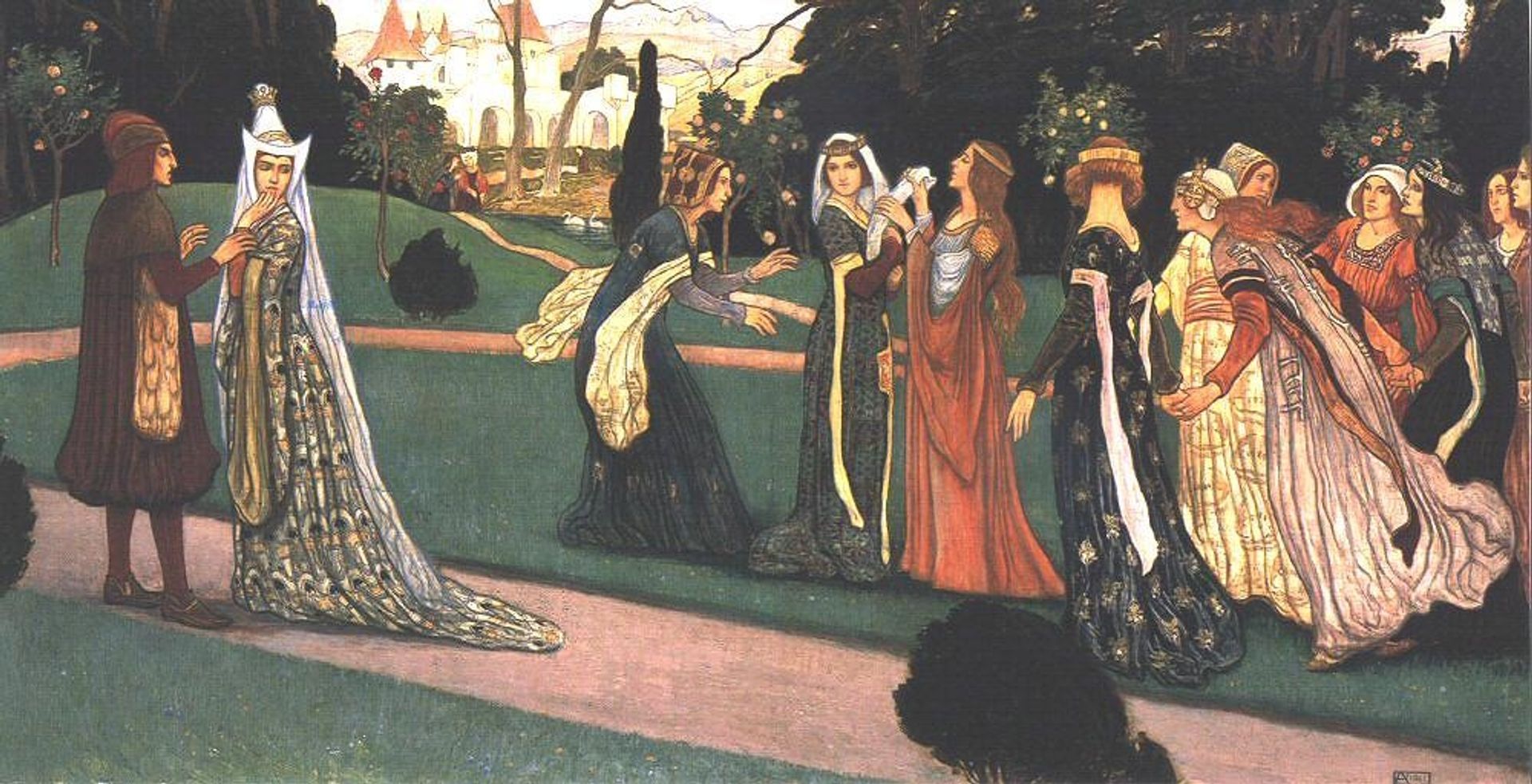 The Story of Klára Zách I by Aladar Korosfoi-Kriesch
