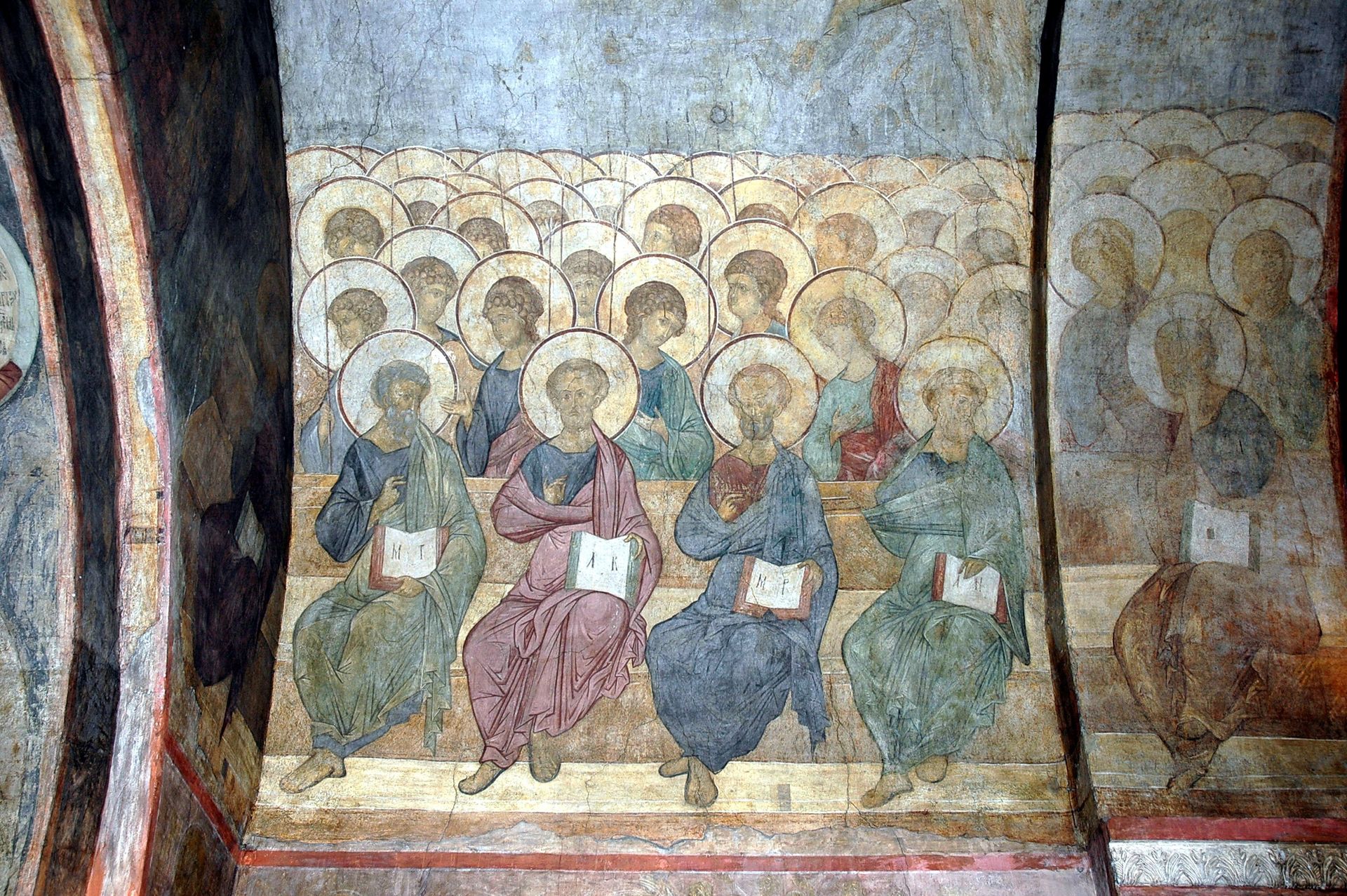 The Last Judgement: Angels and apostles by Andrei Rublev