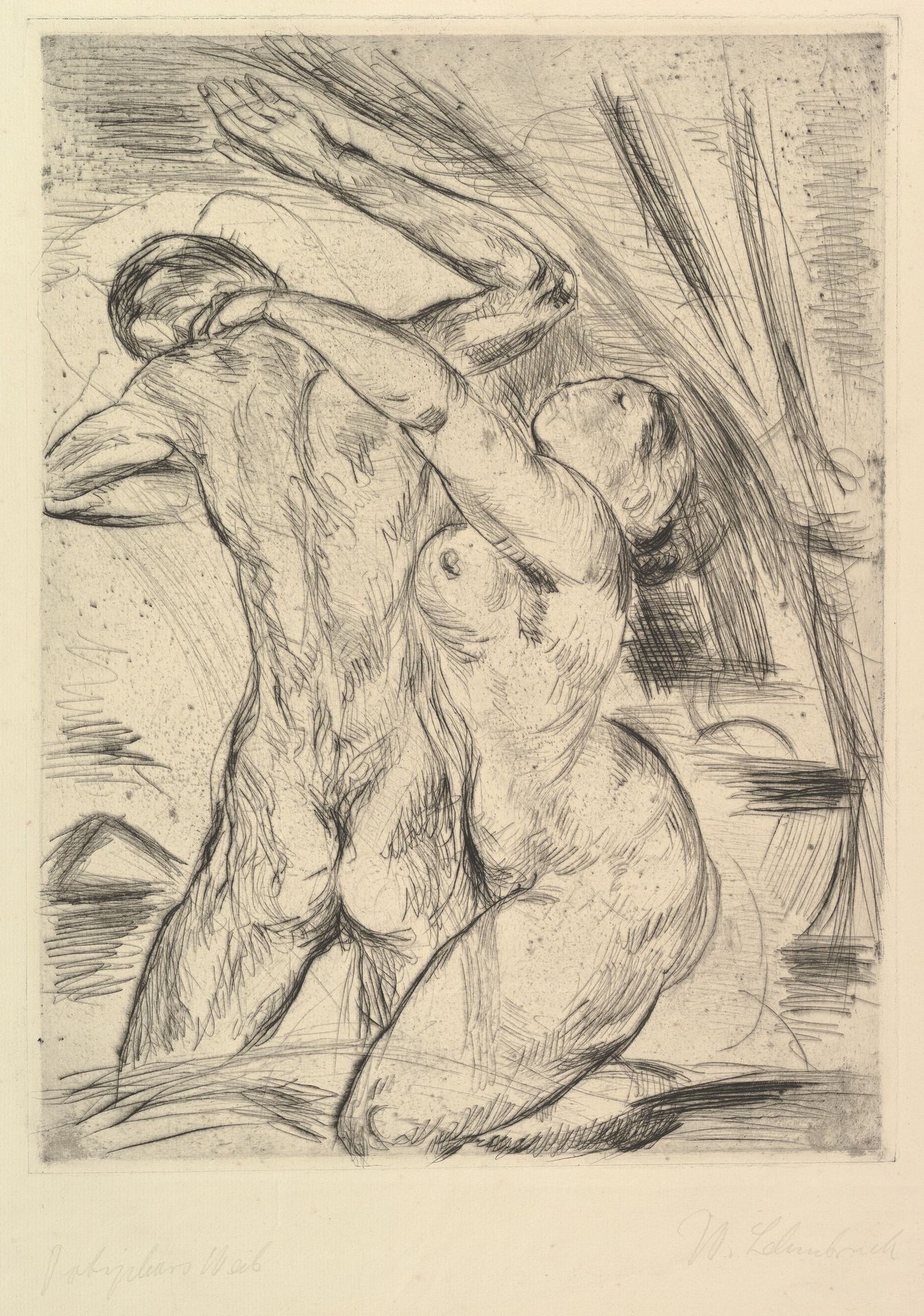 Potiphar's Wife (Potiphars Weib) by Wilhelm Lehmbruck