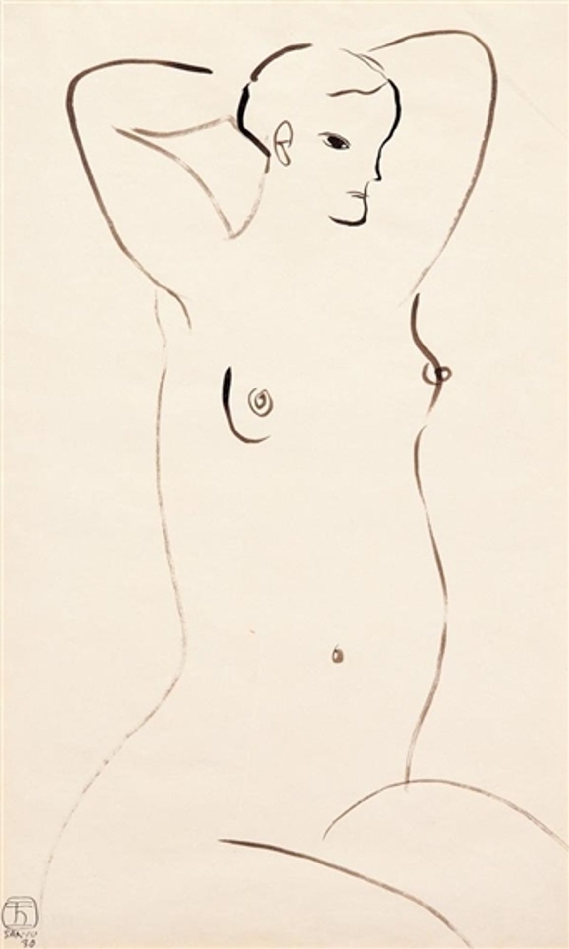 Nude by Sanyu