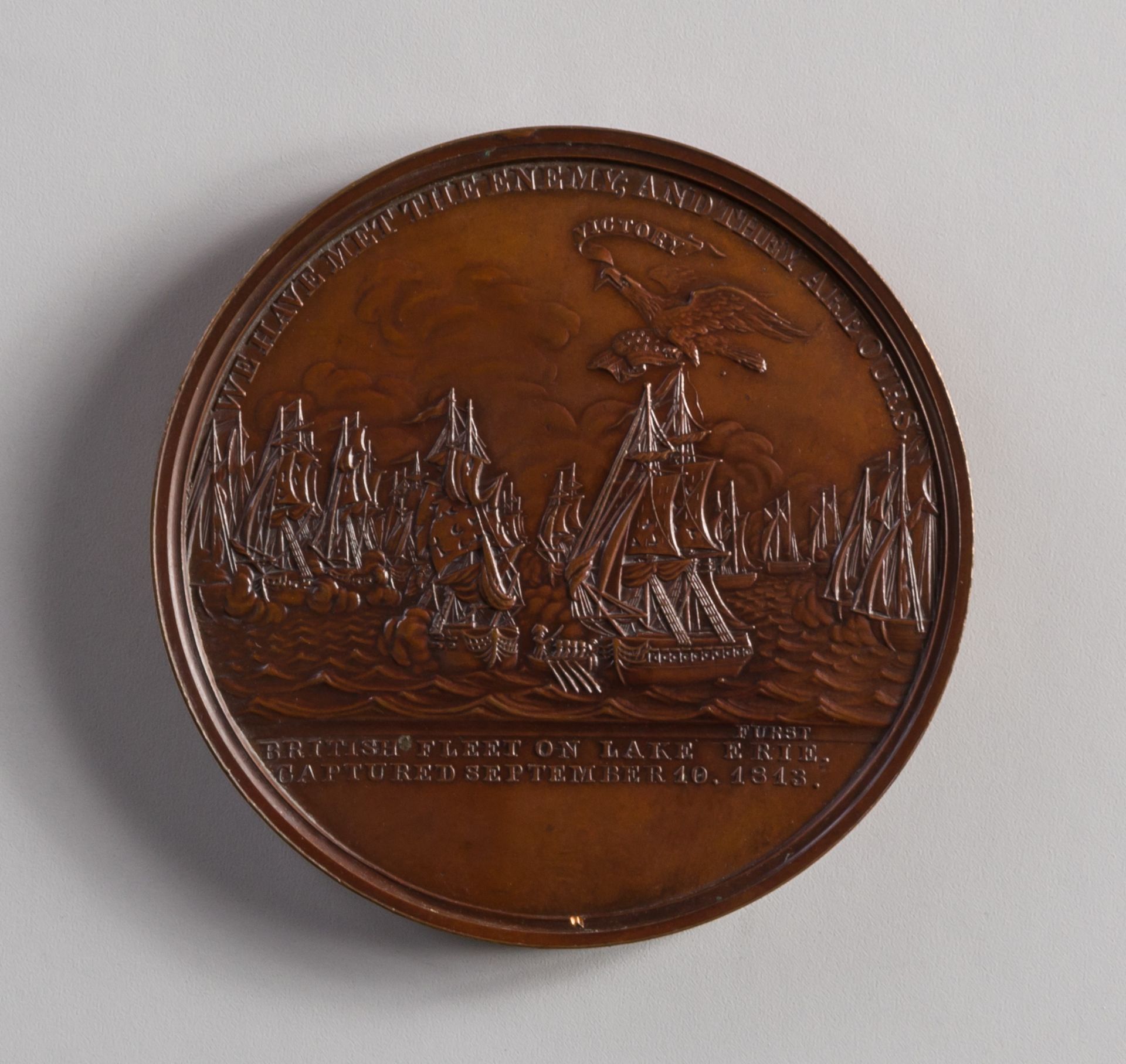 Medal of the Naval Battle of Lake Erie, 1813 by Moritz Fürst