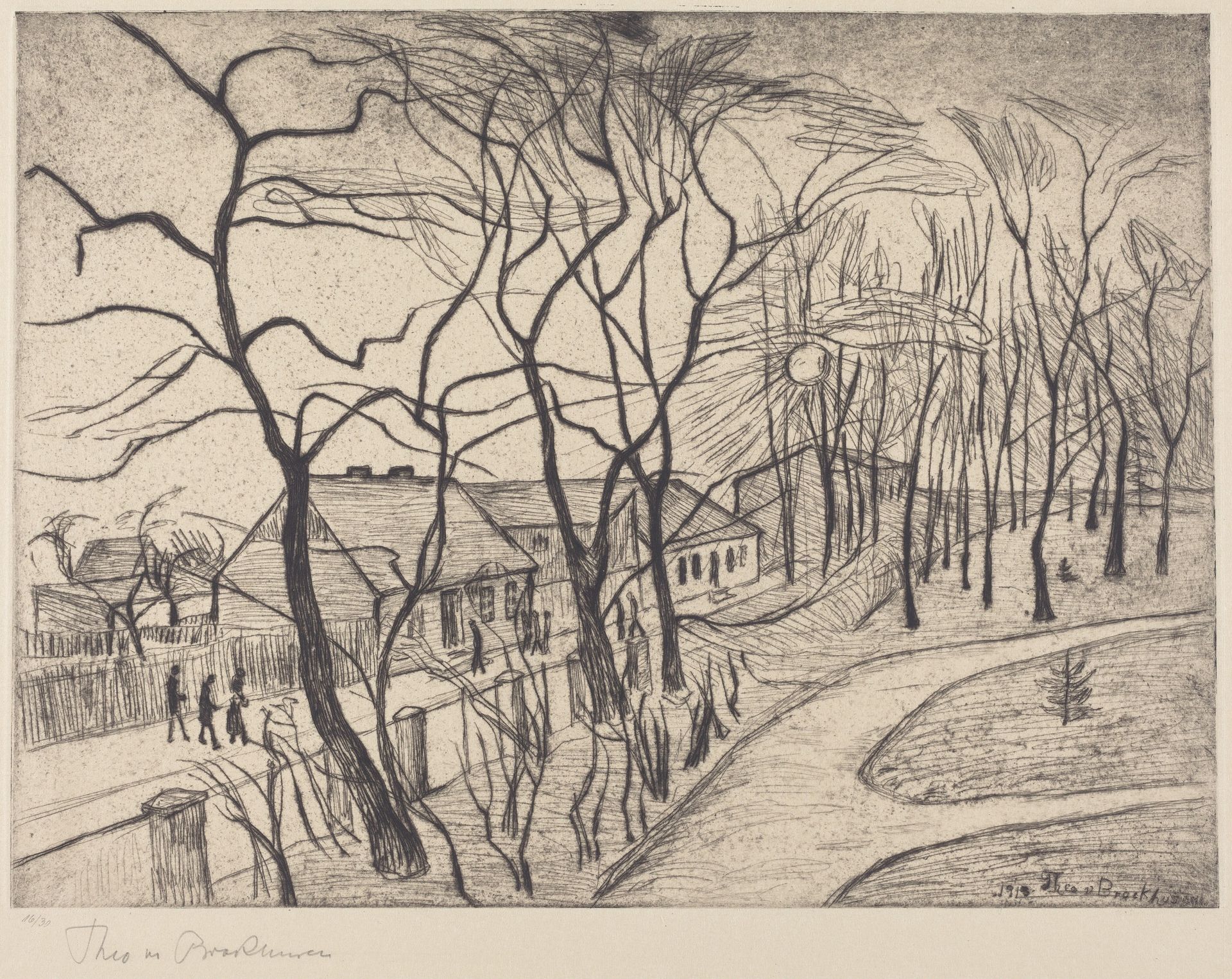 Landscape by Theo von Brockhusen