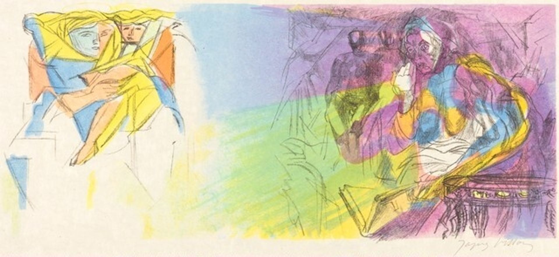 Fourth Bucolic: Pollion by Jacques Villon
