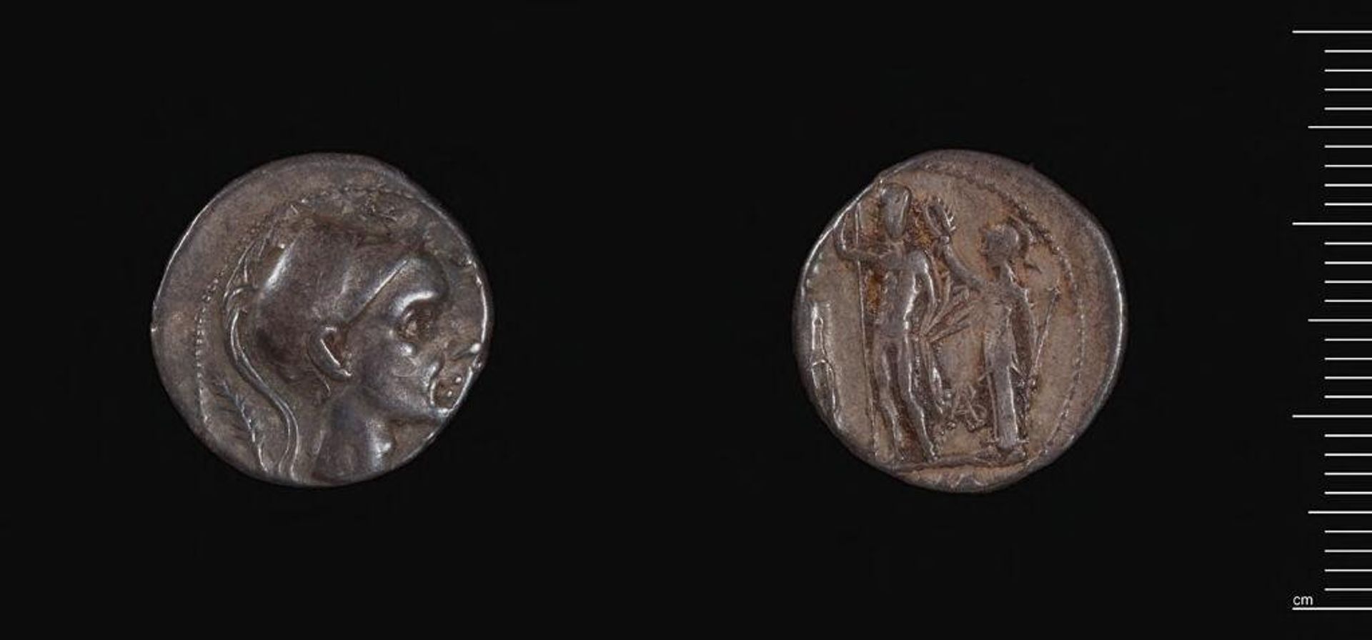 Denarius of Cn. Cornelius Cn.f. Blasio, Rome by Moneyer: Cn. Cornelius Cn.f. Blasio