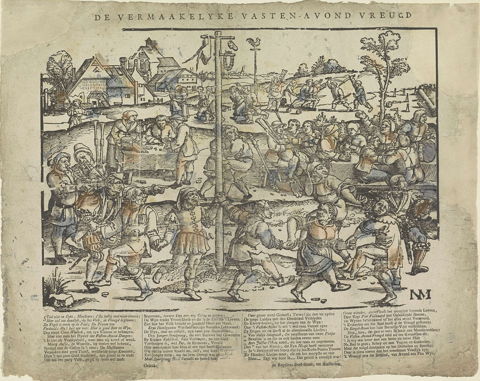 De vermaakelyke vasten-avond vreugd by Erven de Weduwe Jacobus van Egmont