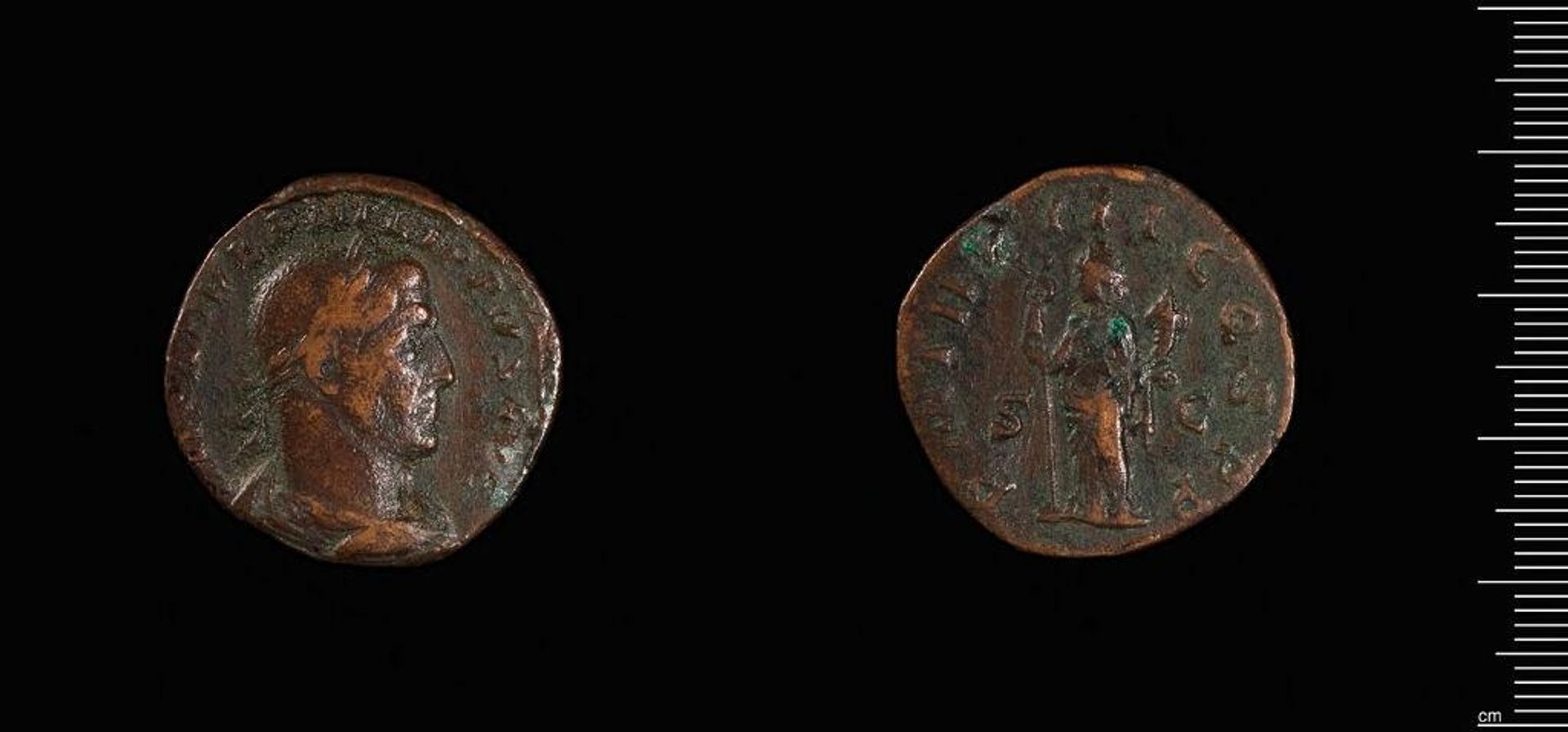 Sestertius of Philip I by Philip I, the Arab