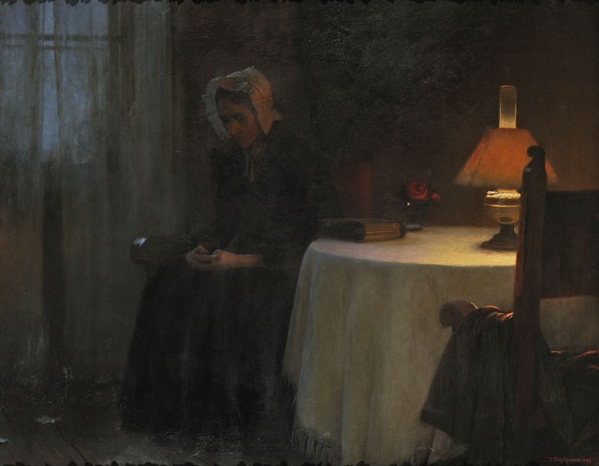 Evening by Jakub Schikaneder