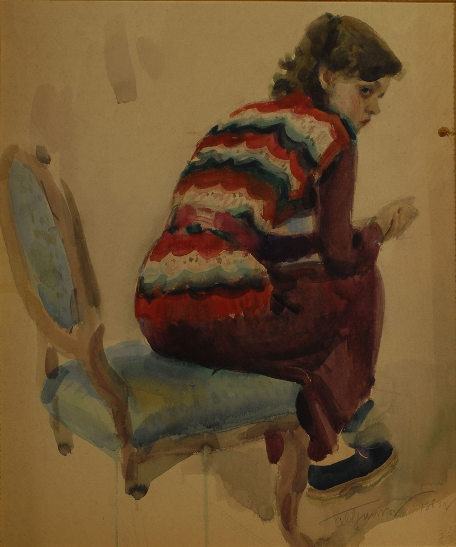 Portrait of a Girl by Sergiy Grigoriev