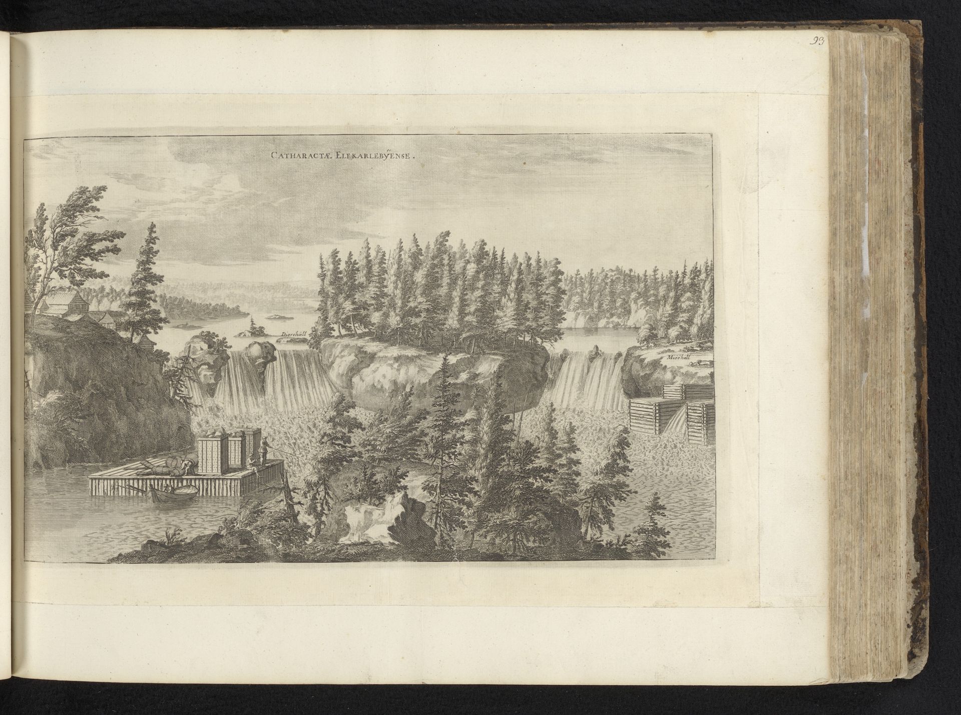 Watervallen van Älvkarleby by Willem Swidde