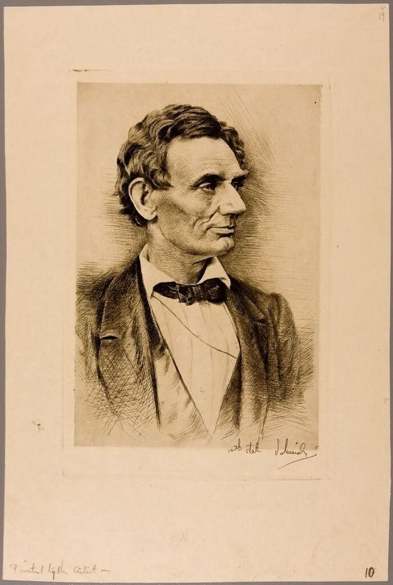 Abraham Lincoln by Otto J. Schneider