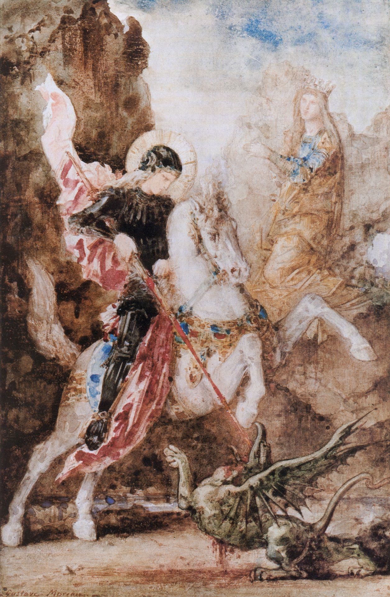 Saint George by Gustave Moreau