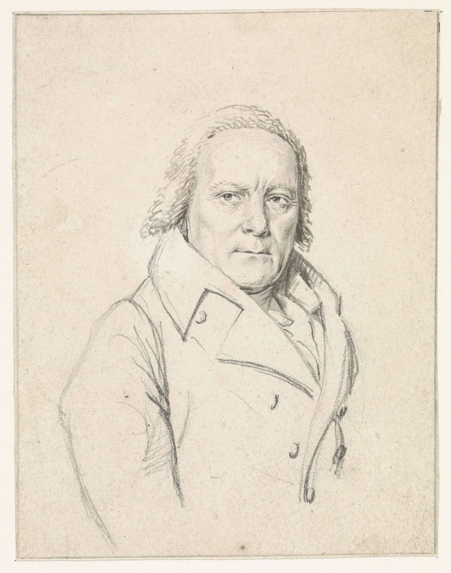 Portret van Cornelis Buys by Hendrik Willem Caspari