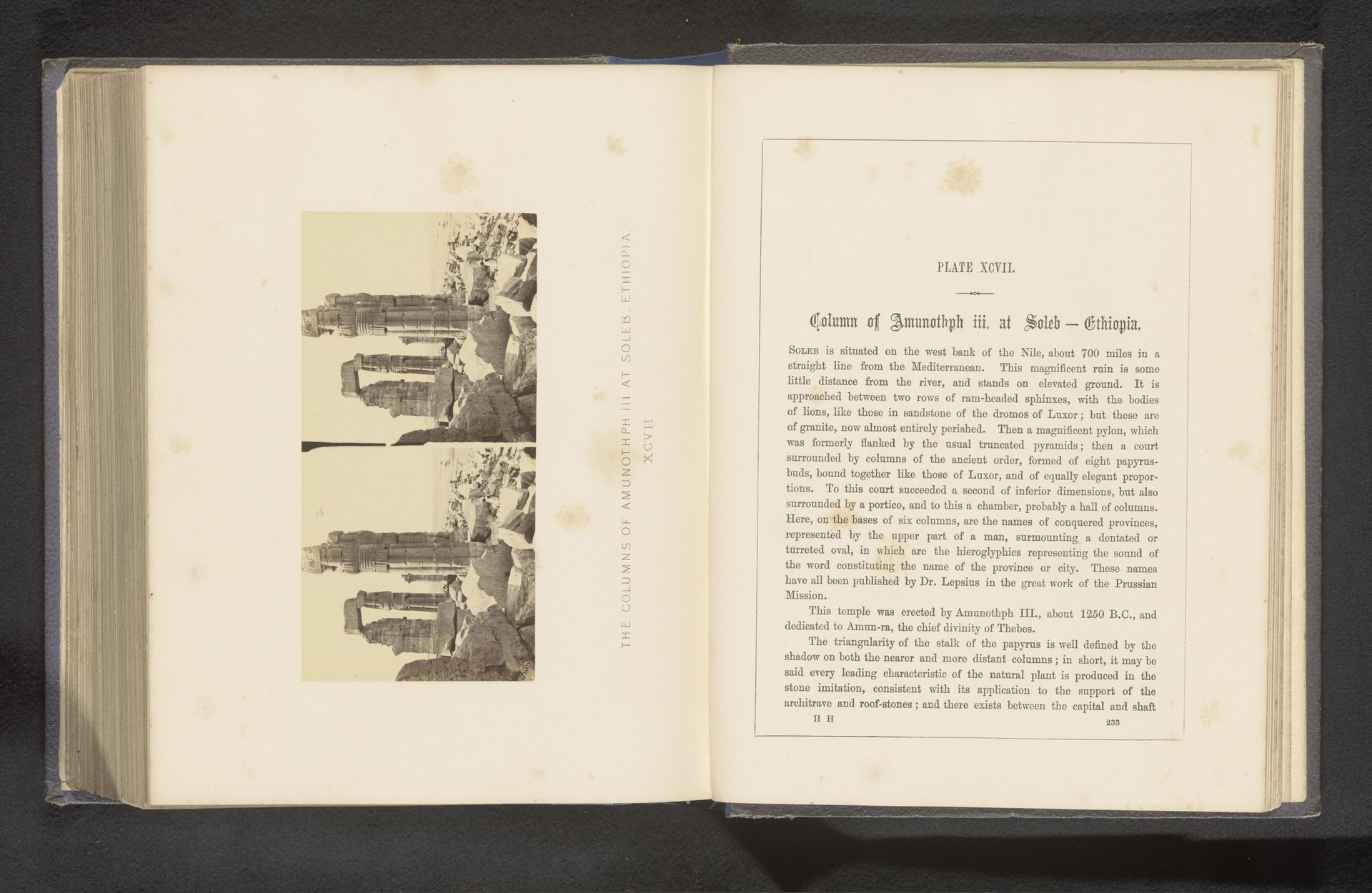 Ruïne van de tempel van Amenhotep III by Francis Frith